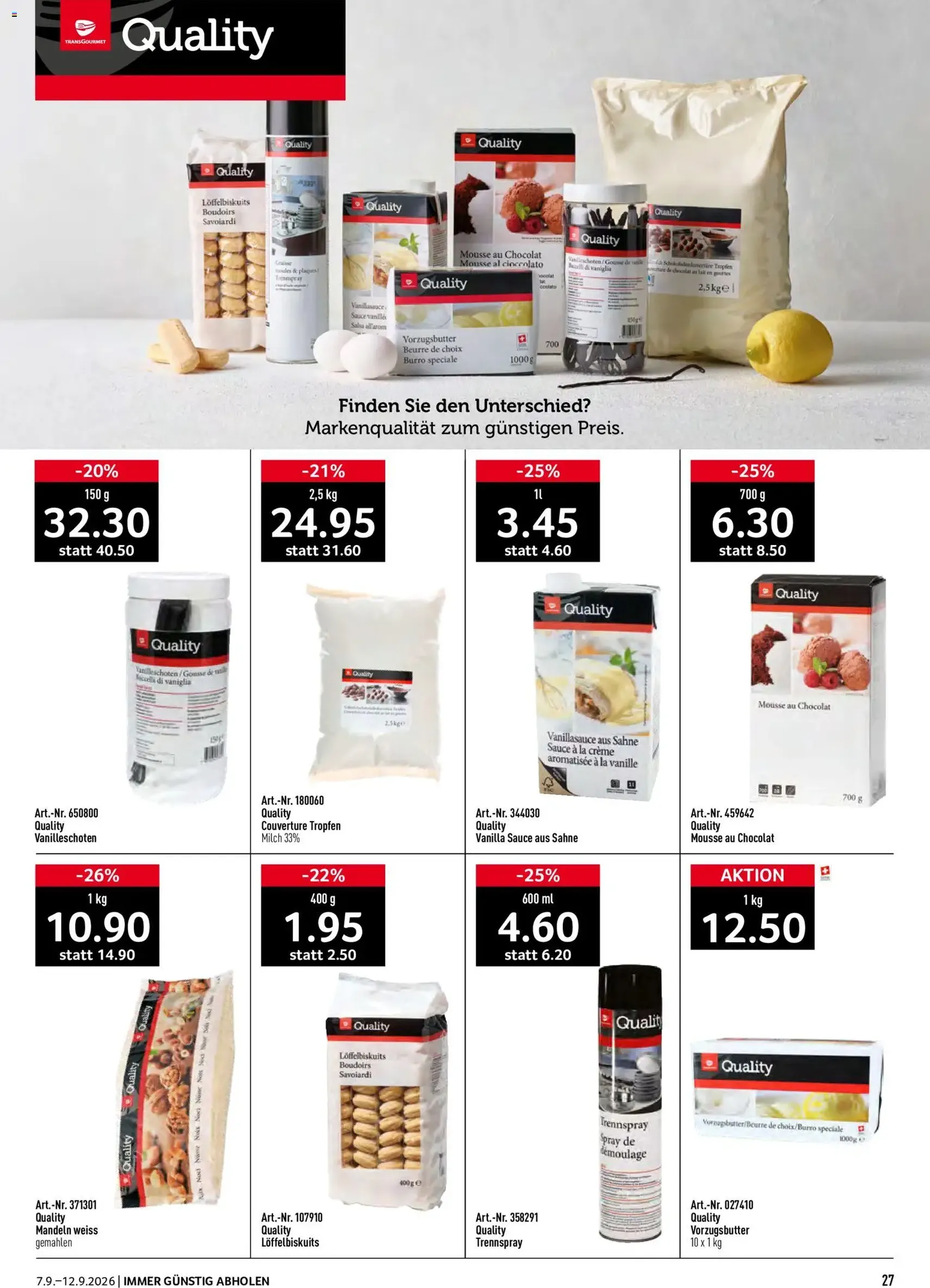 Prodega aktionen - Gültiger Prospekt ab 07.09.2026, Seite 27 von insgesamt 40