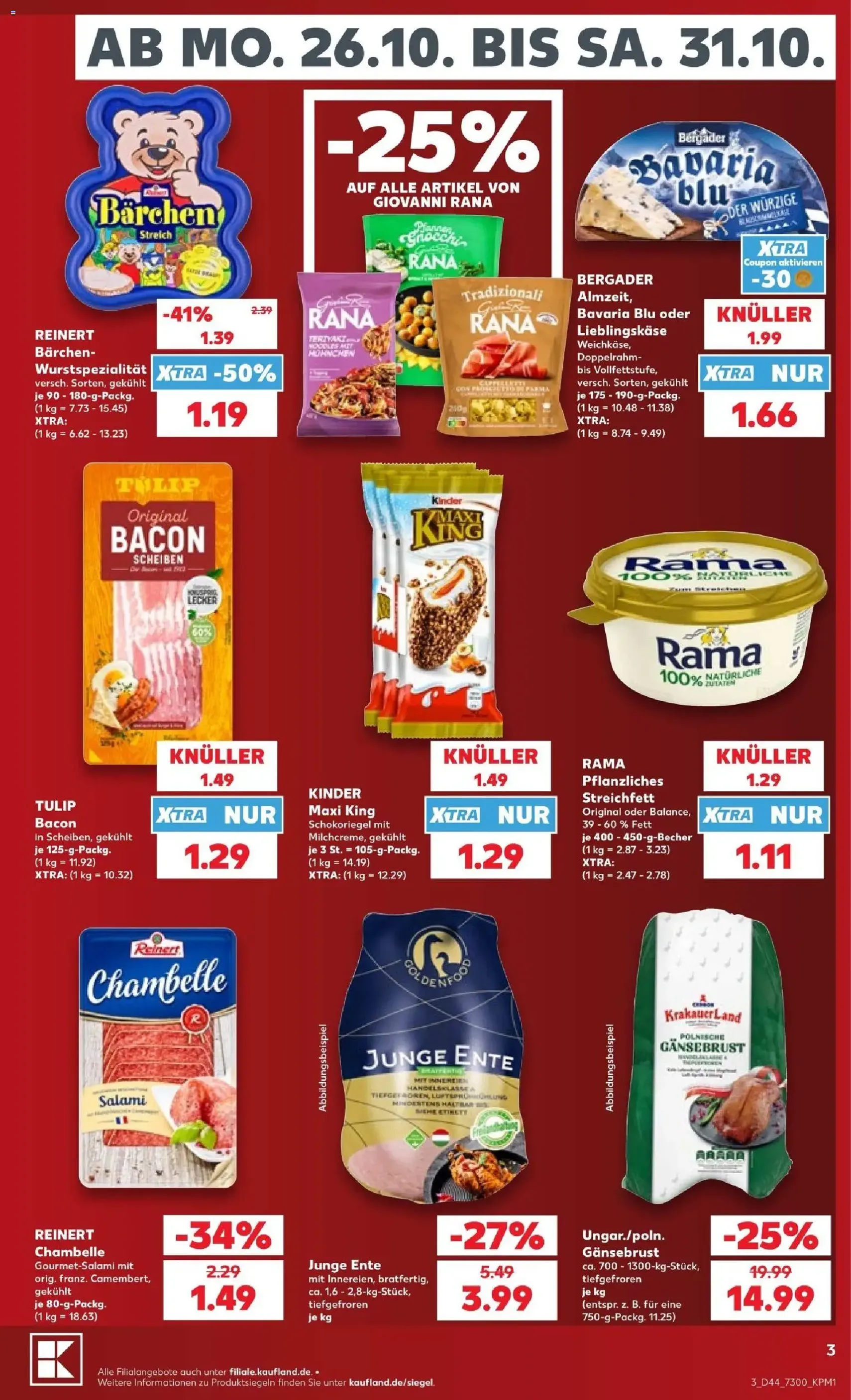 Kaufland Prospekt - Gültiger Prospekt ab 26.10.2026, Seite 3 von insgesamt 76