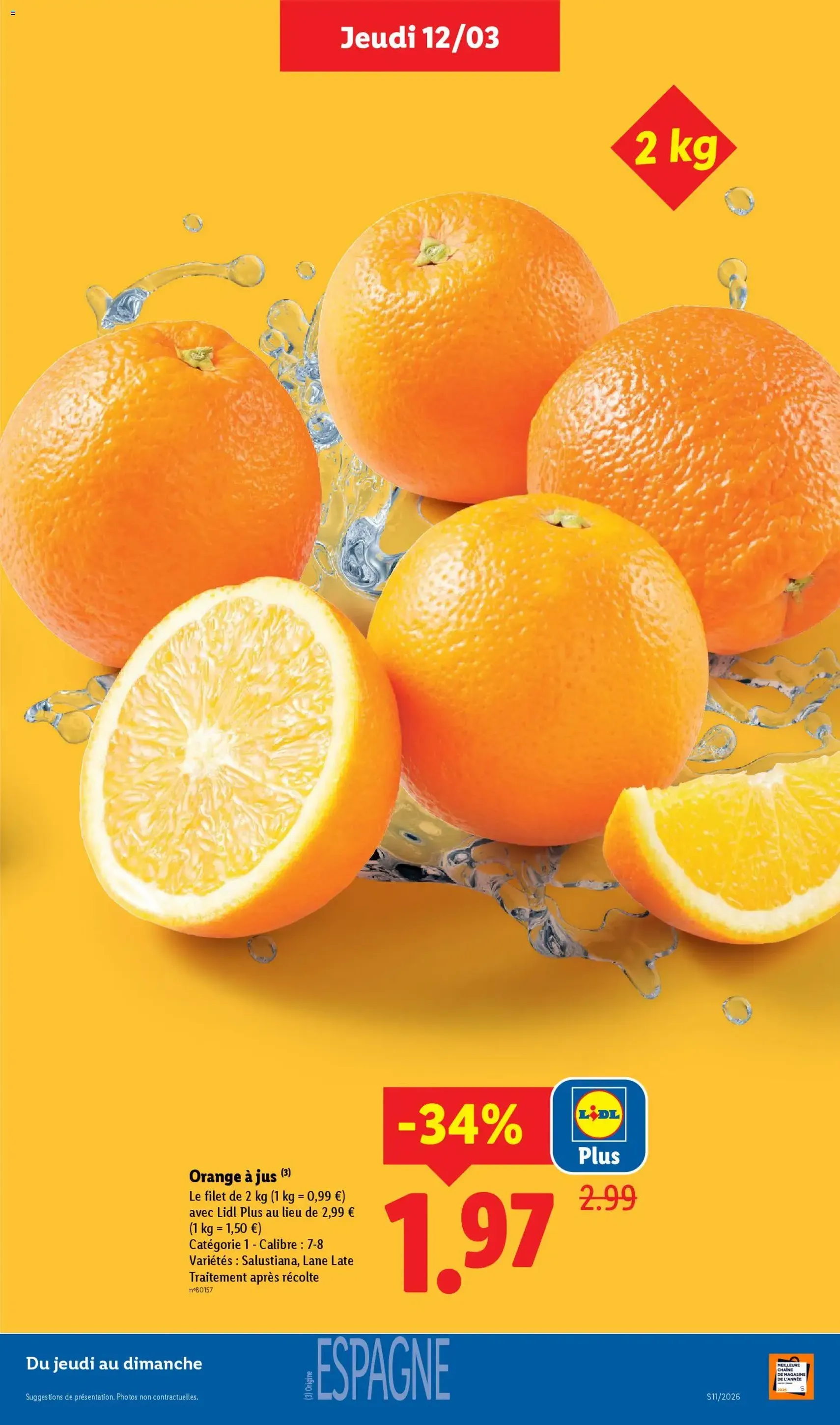 LIDL catalogue semaine 11 - brochure valable à partir du 12/03/2026, page 5 sur 71