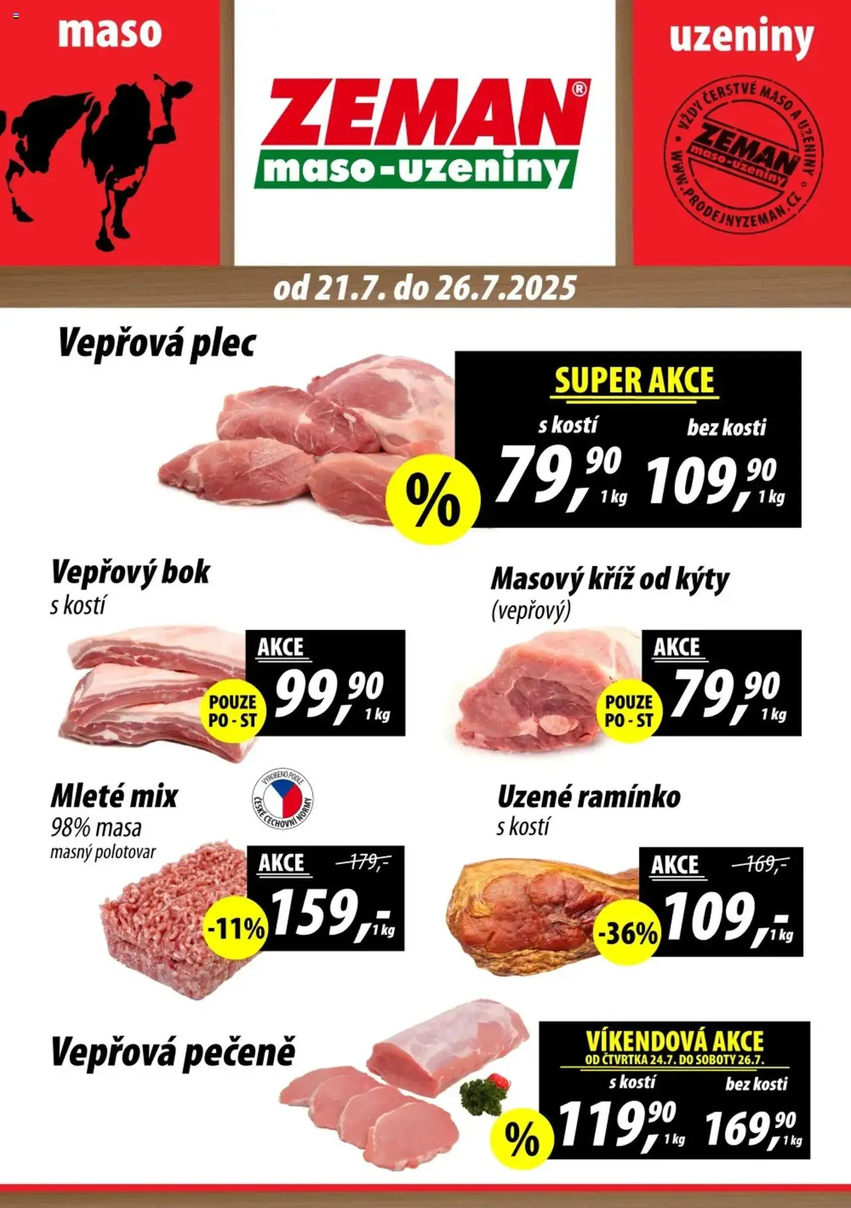Prodejny Zeman leták - platný leták od 21.07.2025 strana 1 z 2