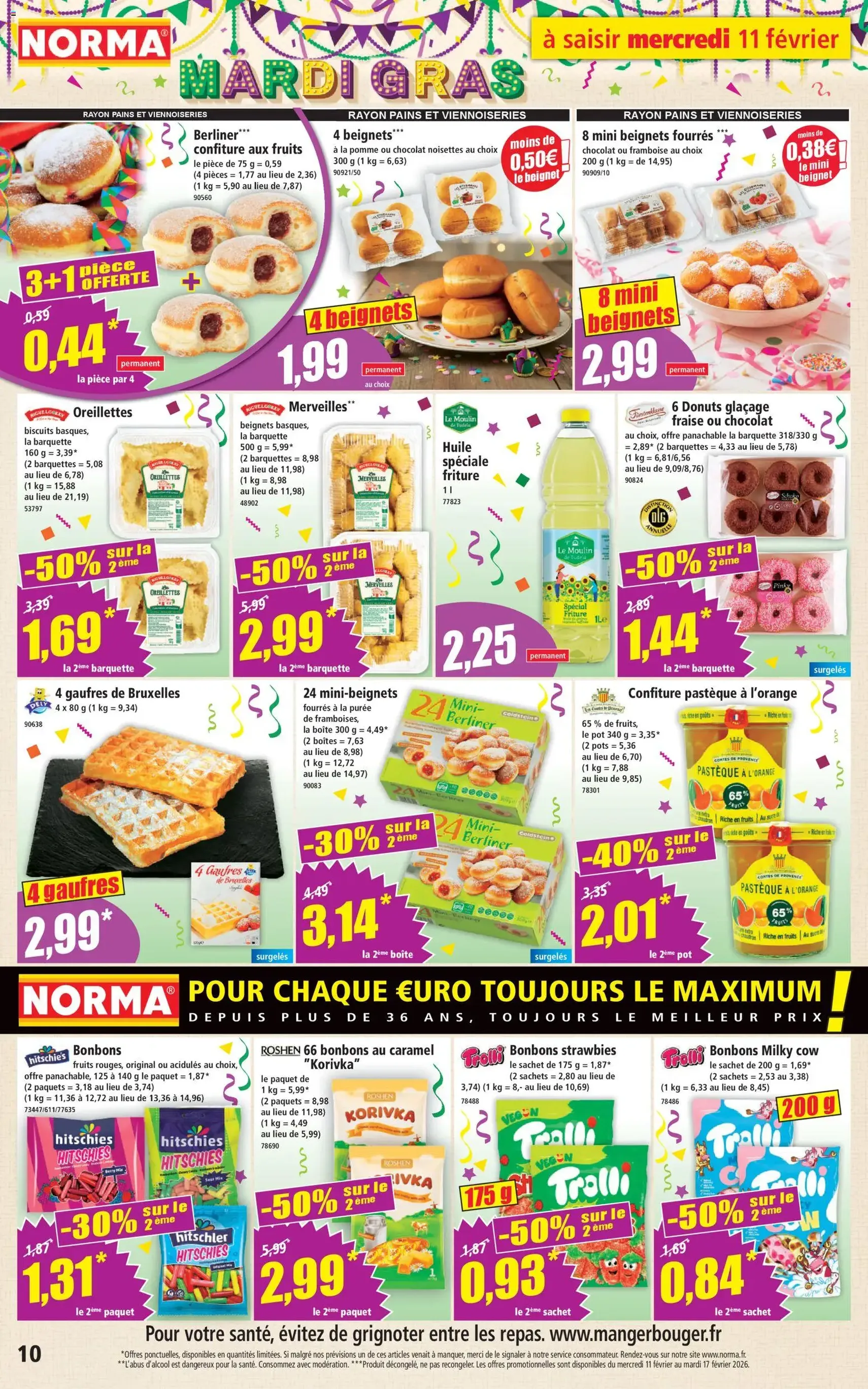 Norma catalogue - brochure valable à partir du 11/02/2026, page 10 sur 14