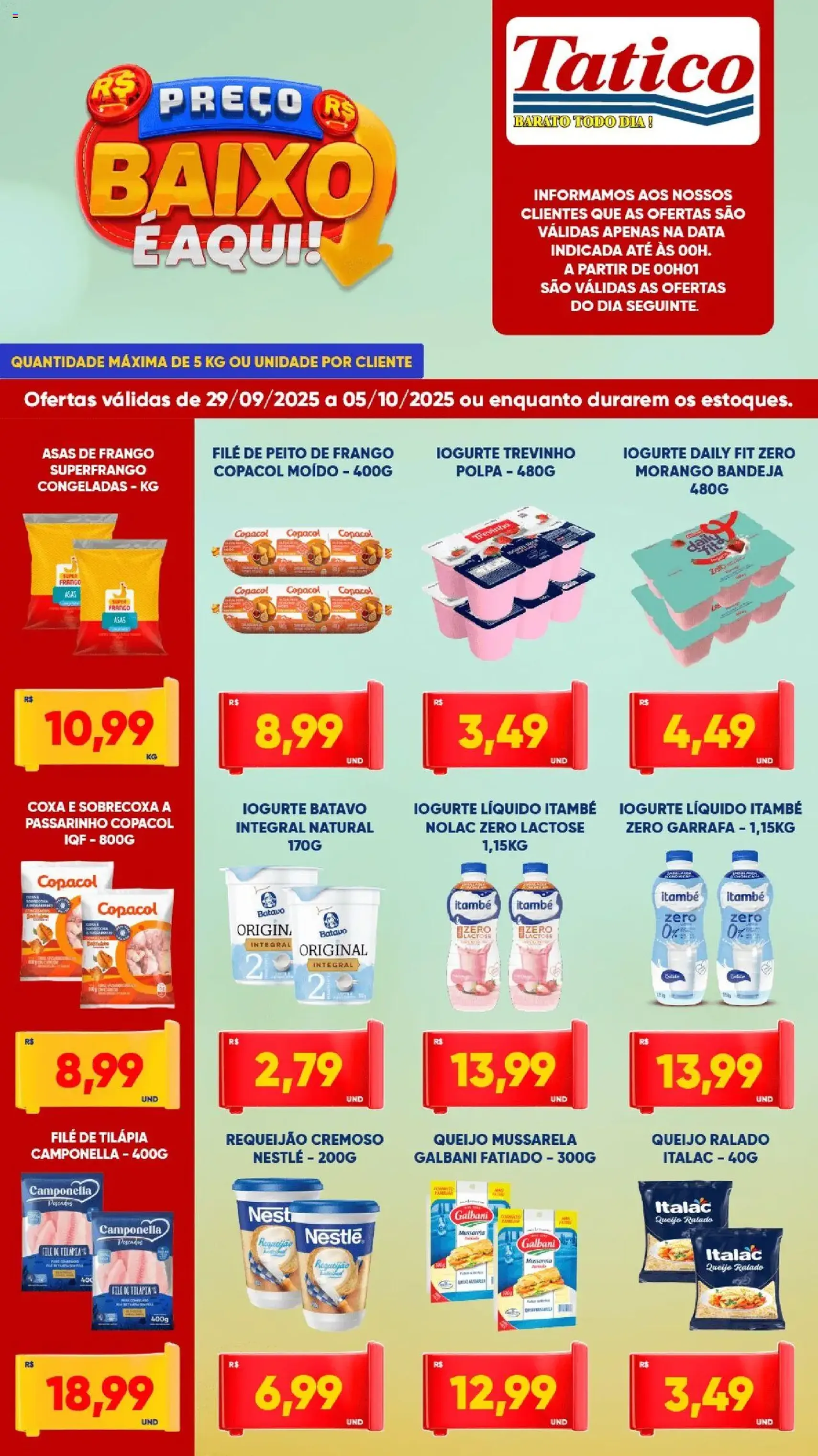Tatico - Ofertas da semana - folheto válido a partir de 29/09/2025 página 1 de 8