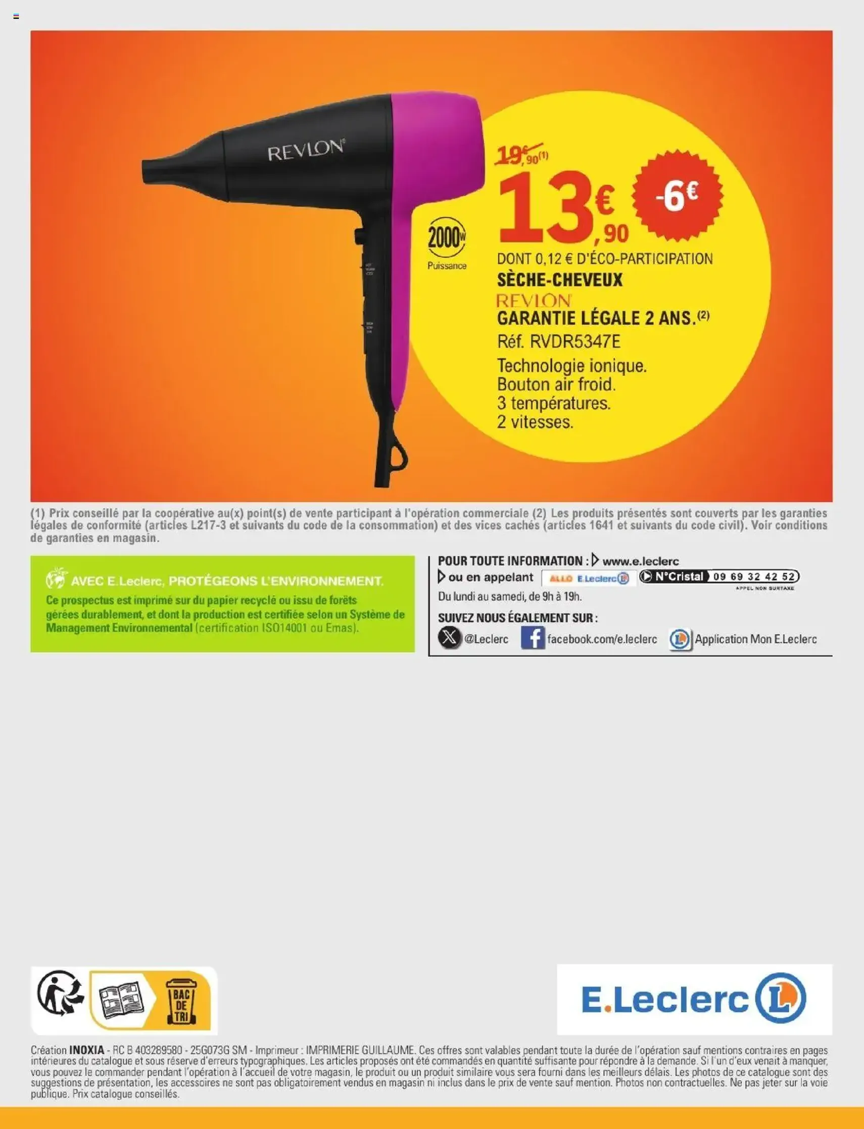 E.Leclerc catalogue semaine 37 - brochure valable à partir du 09/09/2025, page 16 sur 16 E.Leclerc catalogue semaine 37 - brochure valable à partir du 09/09/2025, page 16 sur 16