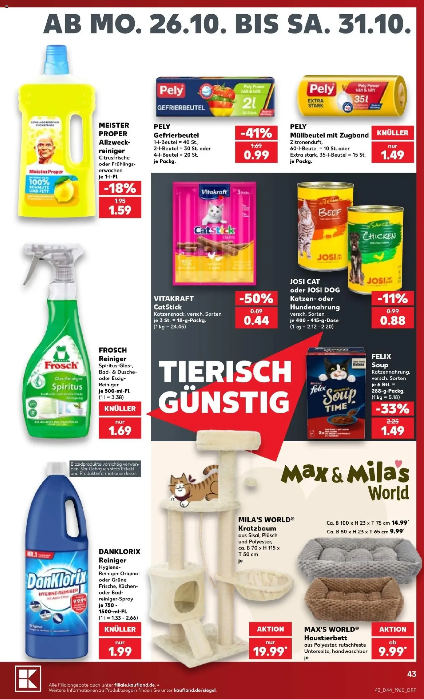 Kaufland Prospekt - Gültiger Prospekt ab 26.10.2026, Seite 43 von insgesamt 76