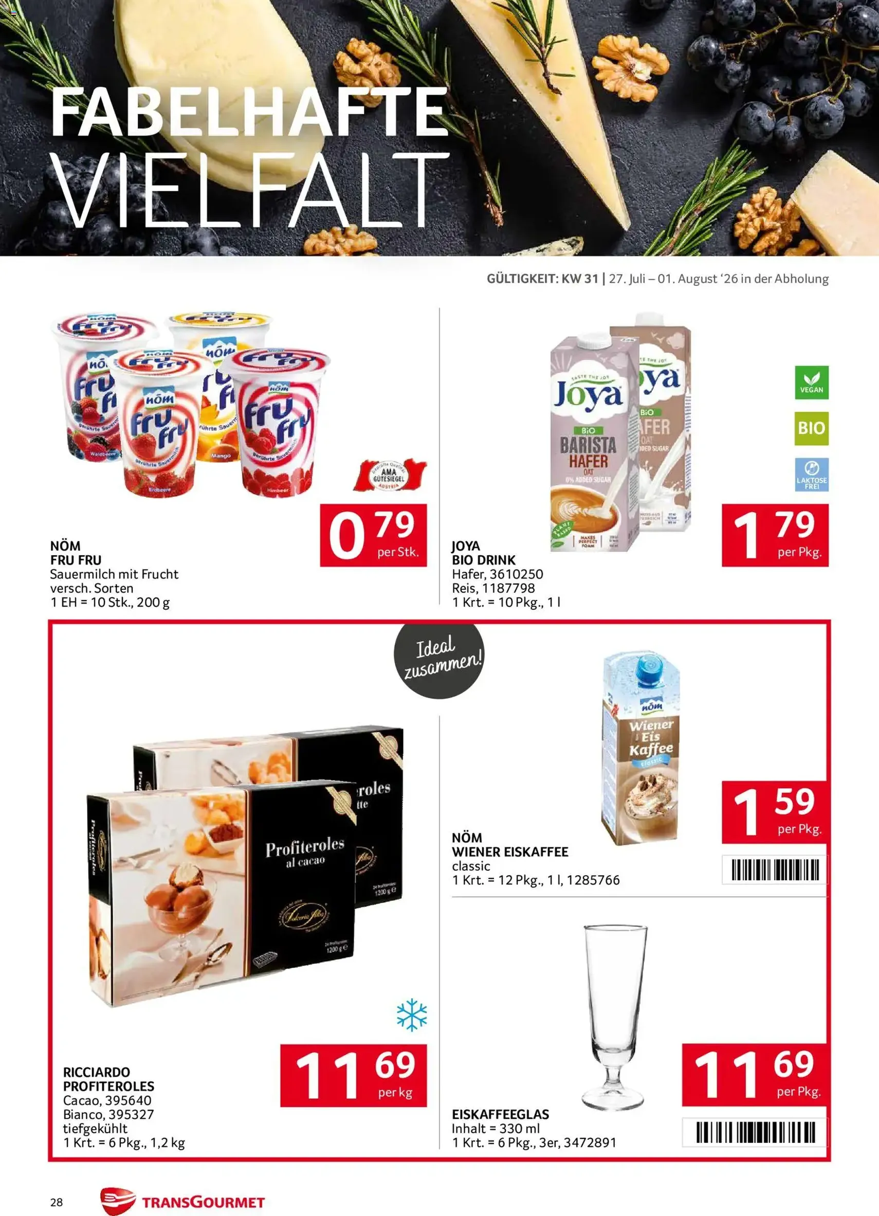 Transgourmet Flugblatt - Gültiger Prospekt ab 27.07.2026, Seite 28 von insgesamt 32