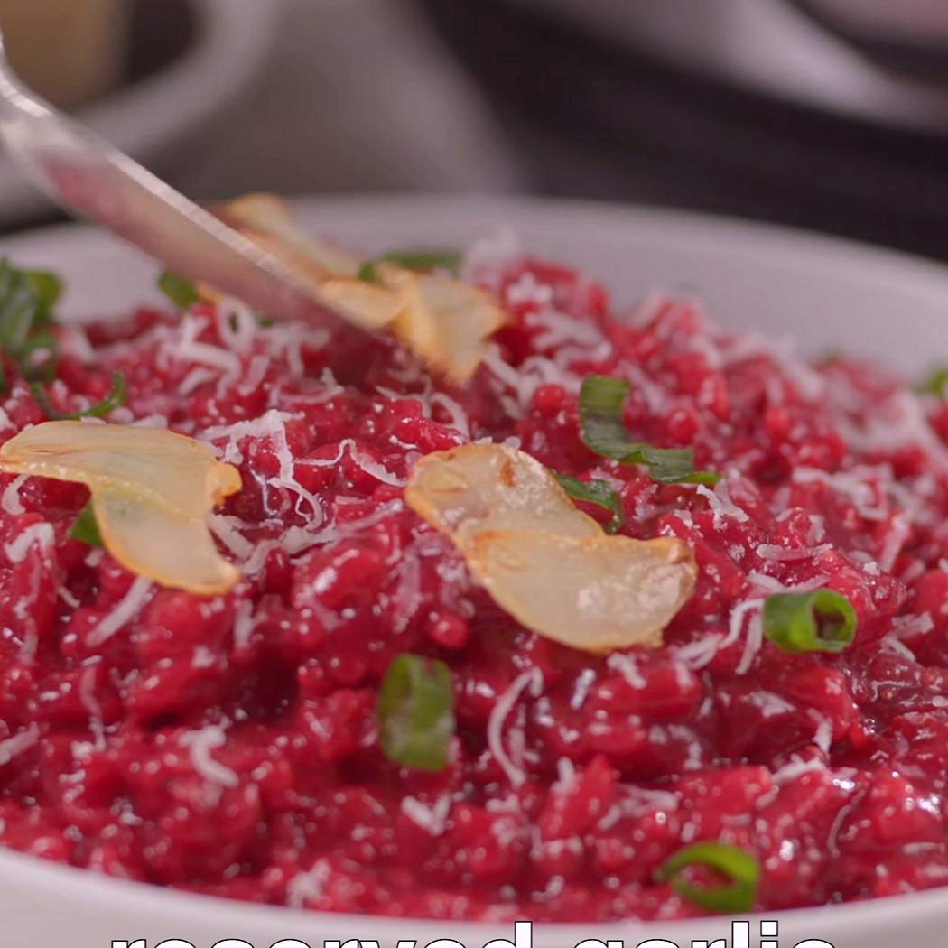 Risotto alla barbabietola