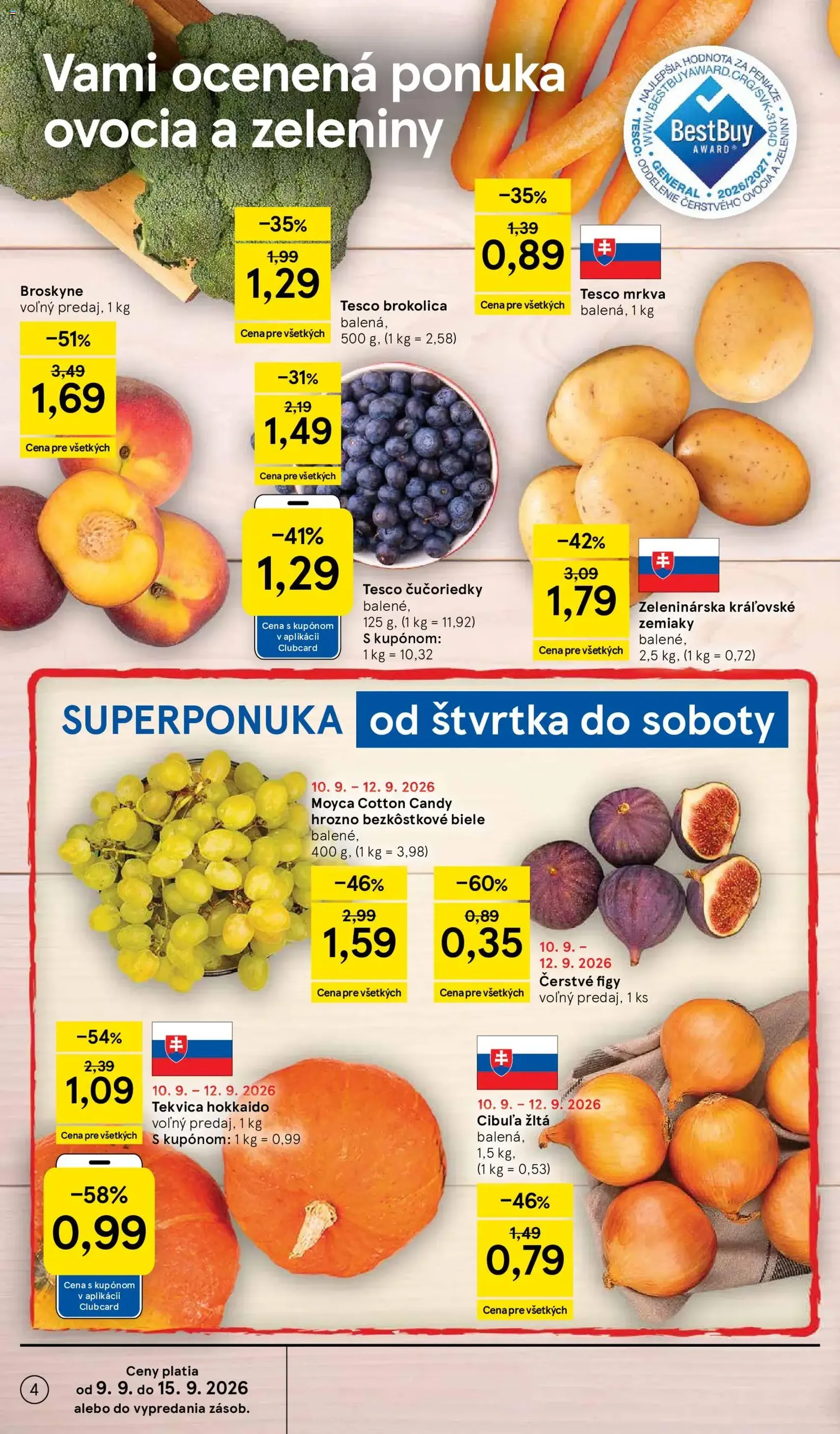 Tesco Hypermarket - leták - platný leták od 09.09.2026 strana 4 z 46