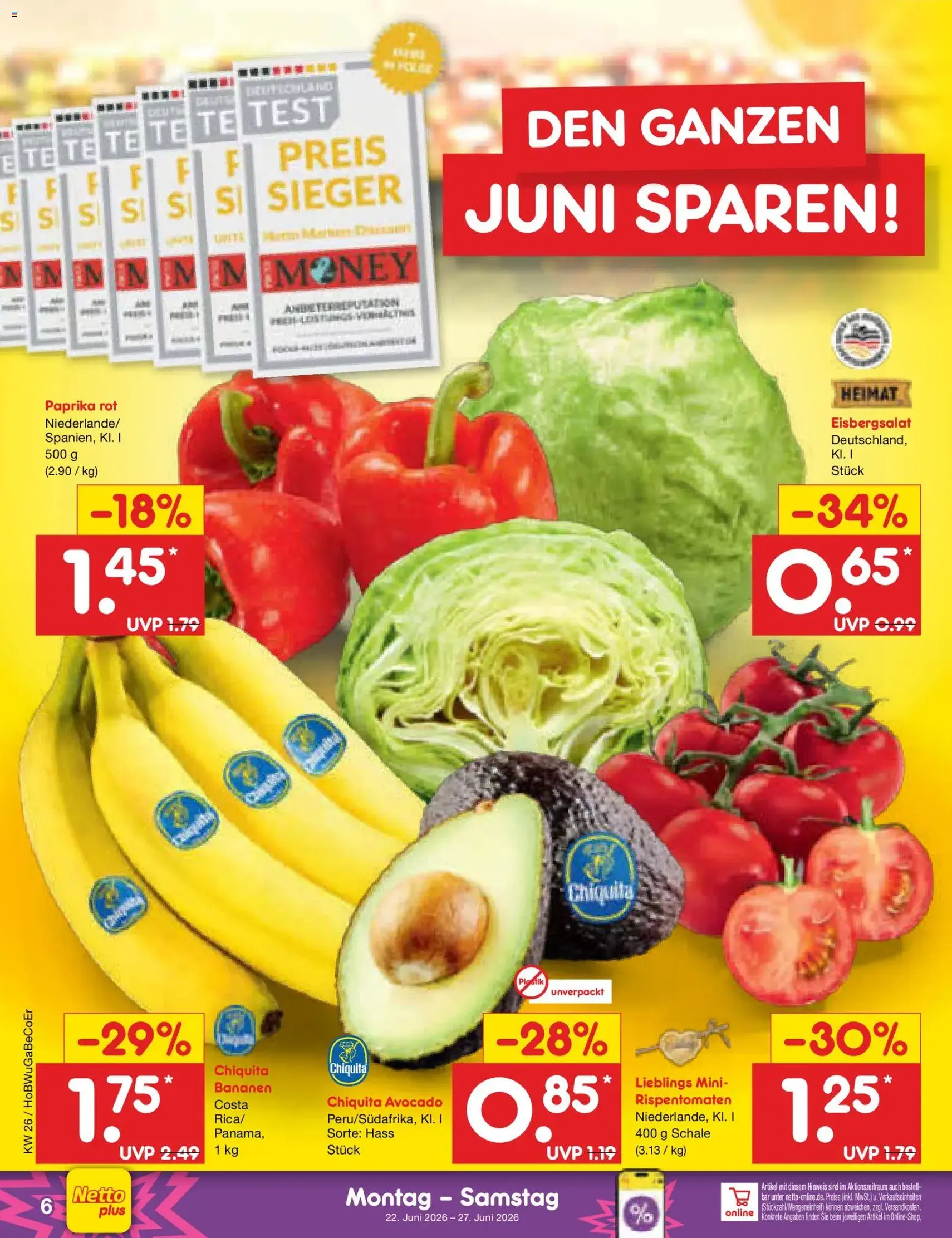 Netto Marken-Discount Prospekt - Gültiger Prospekt ab 22.06.2026, Seite 8 von insgesamt 62