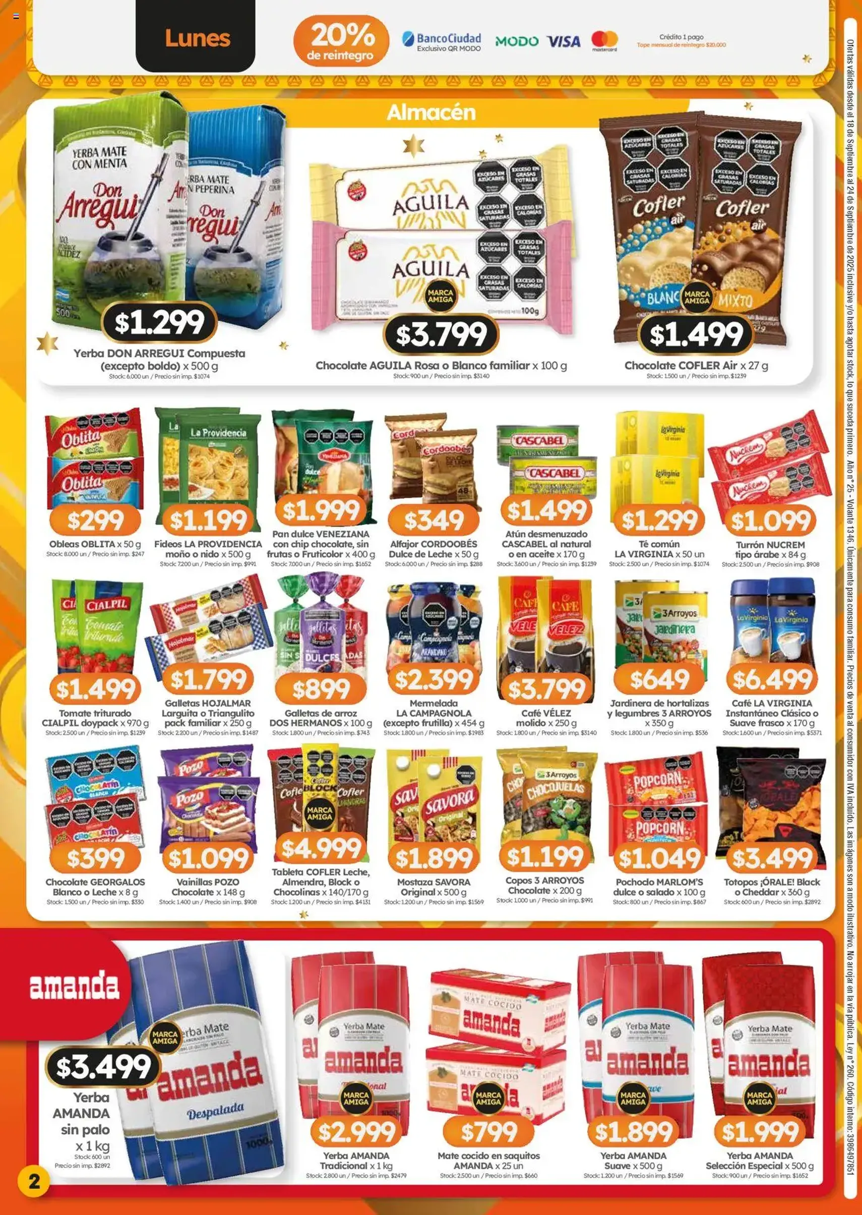 Cordiez ofertas - folleto válido desde 18/09/2025 página 2 de 8 Cordiez ofertas - folleto válido desde 18/09/2025 página 2 de 8