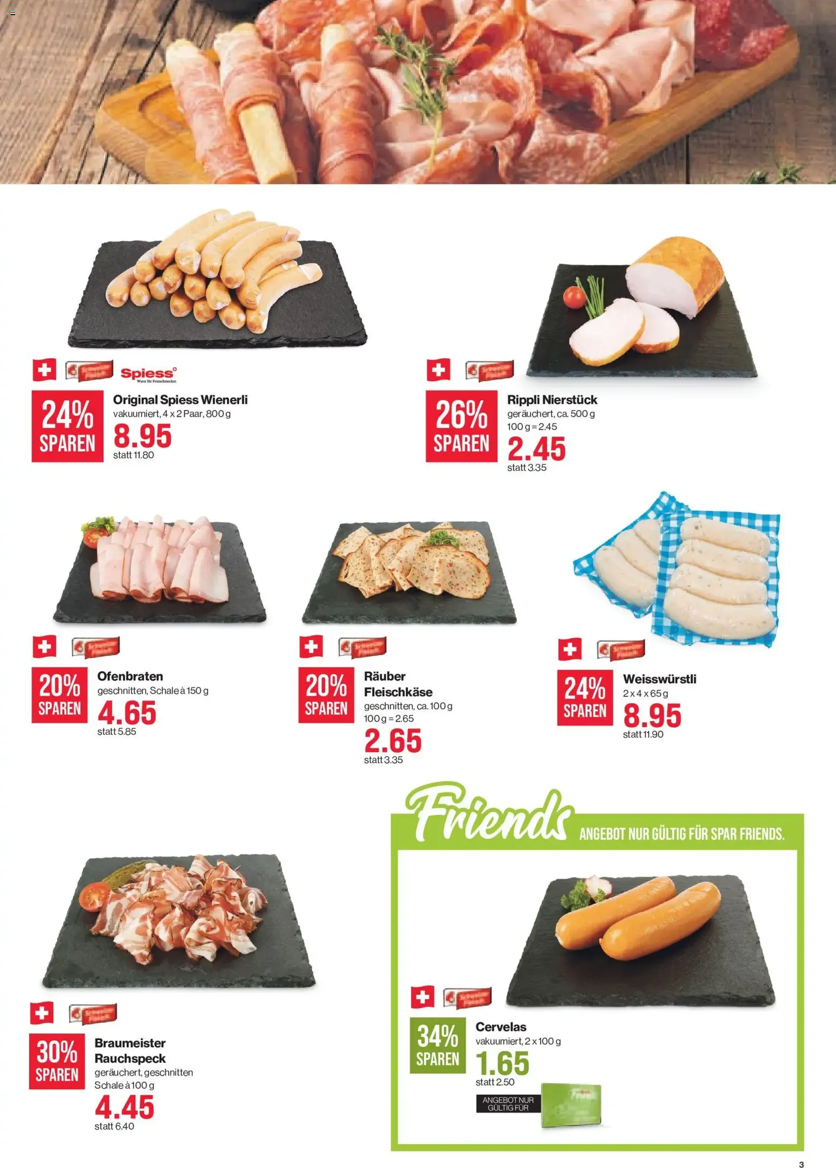 SPAR aktionen - Gültiger Prospekt ab 24.09.2026, Seite 3 von insgesamt 17