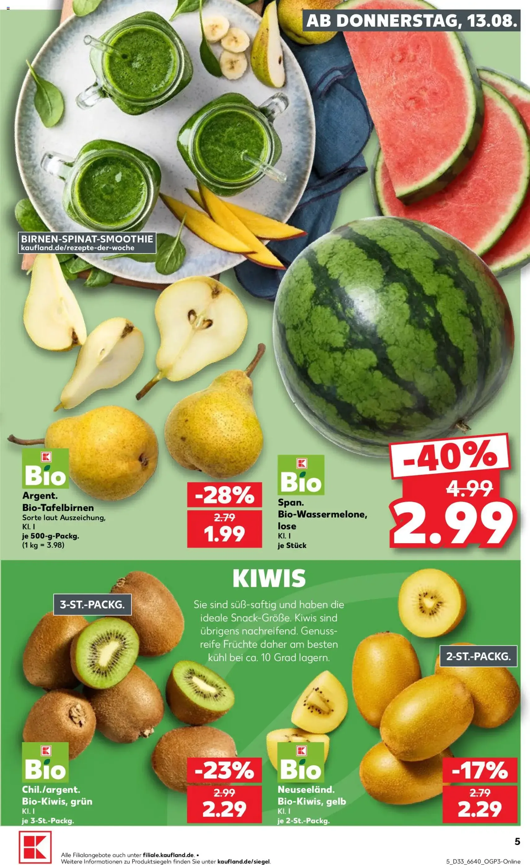 Kaufland Prospekt - Gültiger Prospekt ab 13.08.2026, Seite 5 von insgesamt 54