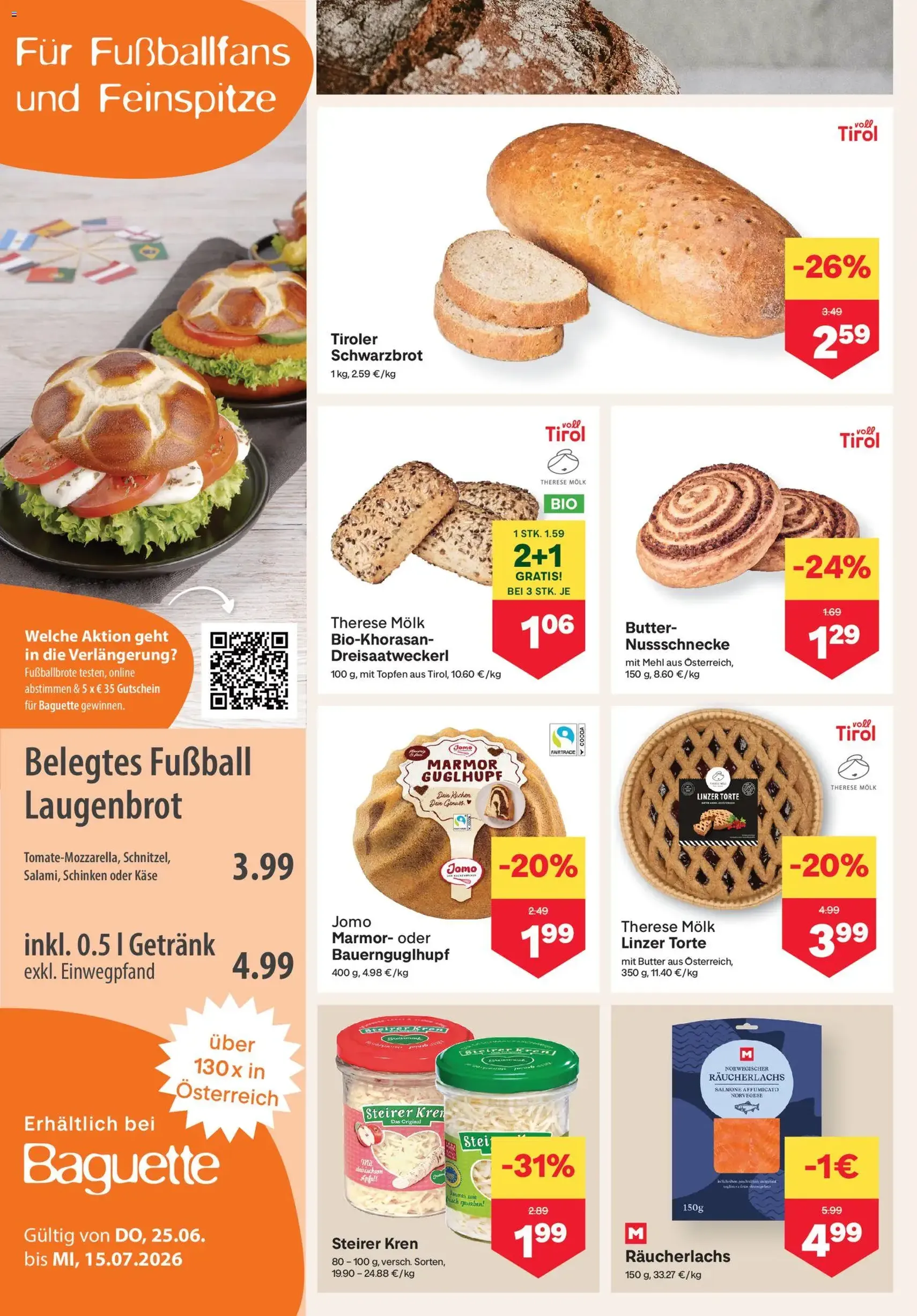 MPREIS Flugblatt - Gültiger Prospekt ab 25.06.2026, Seite 4 von insgesamt 14