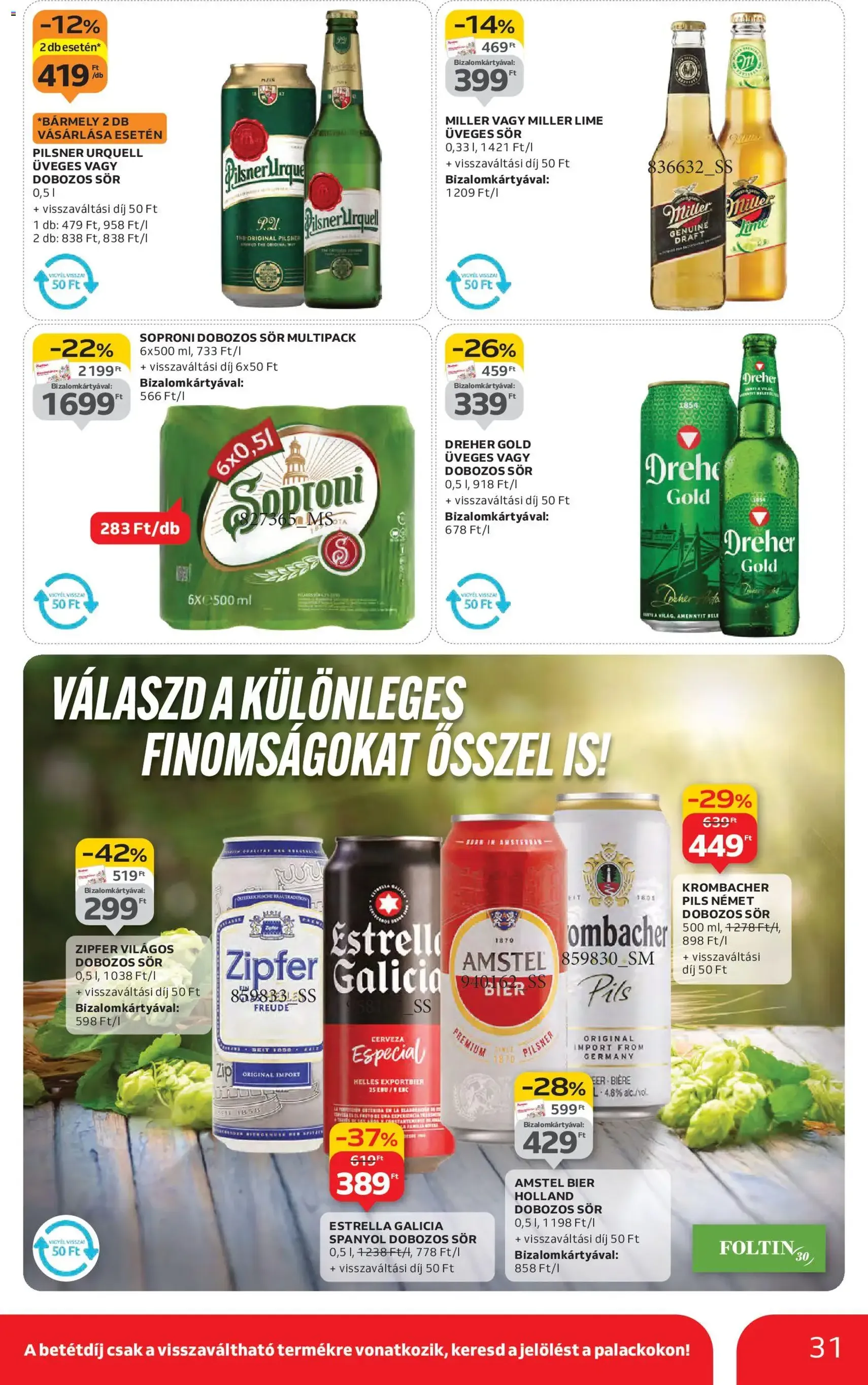 Auchan Akciós újság - 2025.10.30. érvényes szórólap 31 oldal 58 oldalból Auchan Akciós újság - 2025.10.30. érvényes szórólap 31 oldal 58 oldalból
