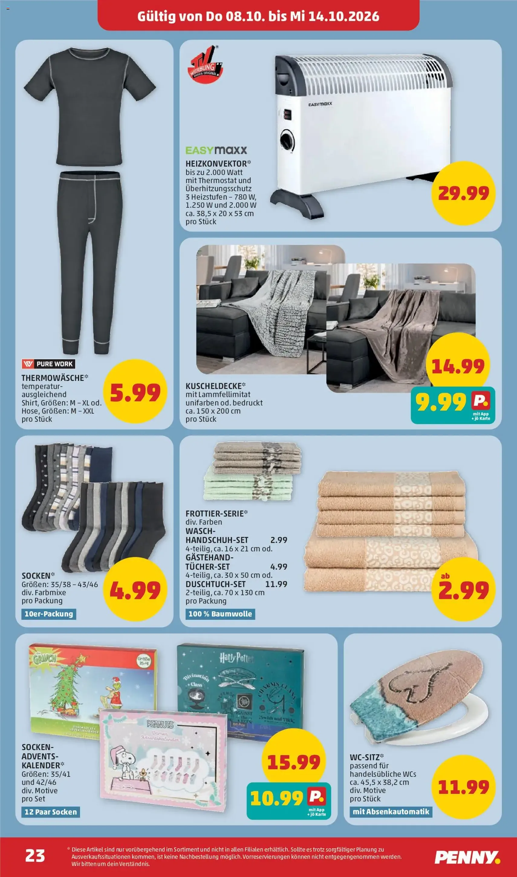 Penny Markt Flugblatt - Gültiger Prospekt ab 04.10.2026, Seite 23 von insgesamt 32