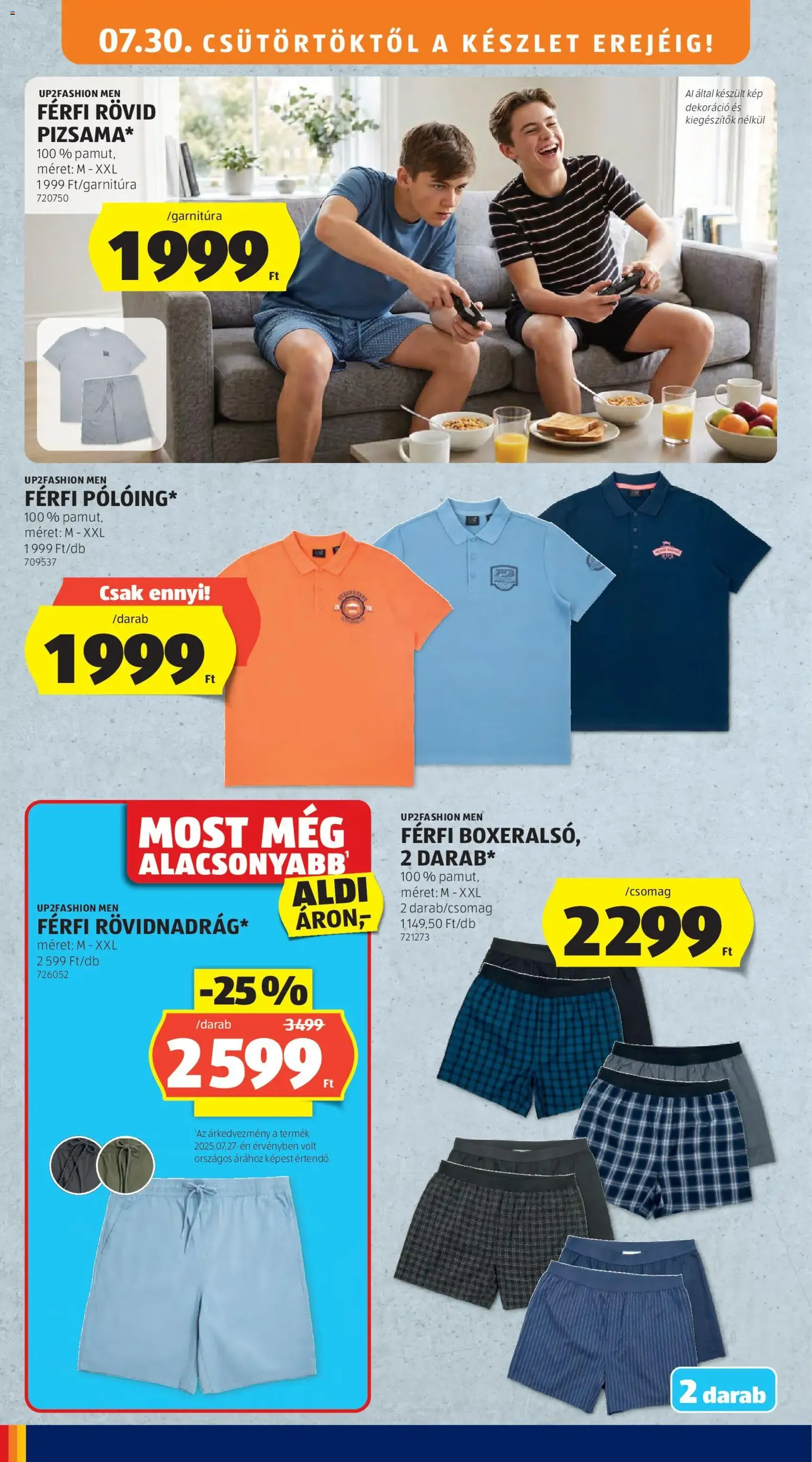 Aldi akciós újság - 2026.07.30. érvényes szórólap 42 oldal 54 oldalból