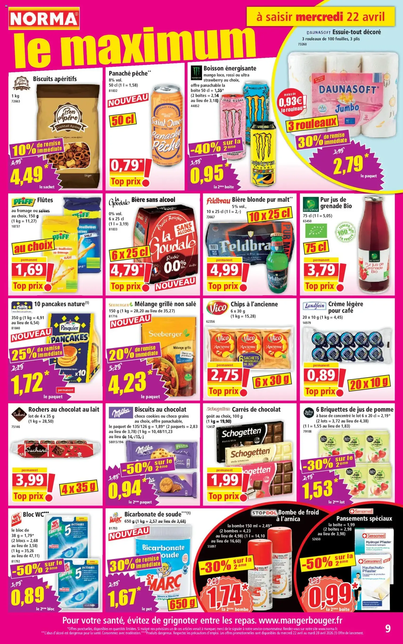 Norma catalogue - brochure valable à partir du 22/04/2026, page 9 sur 14