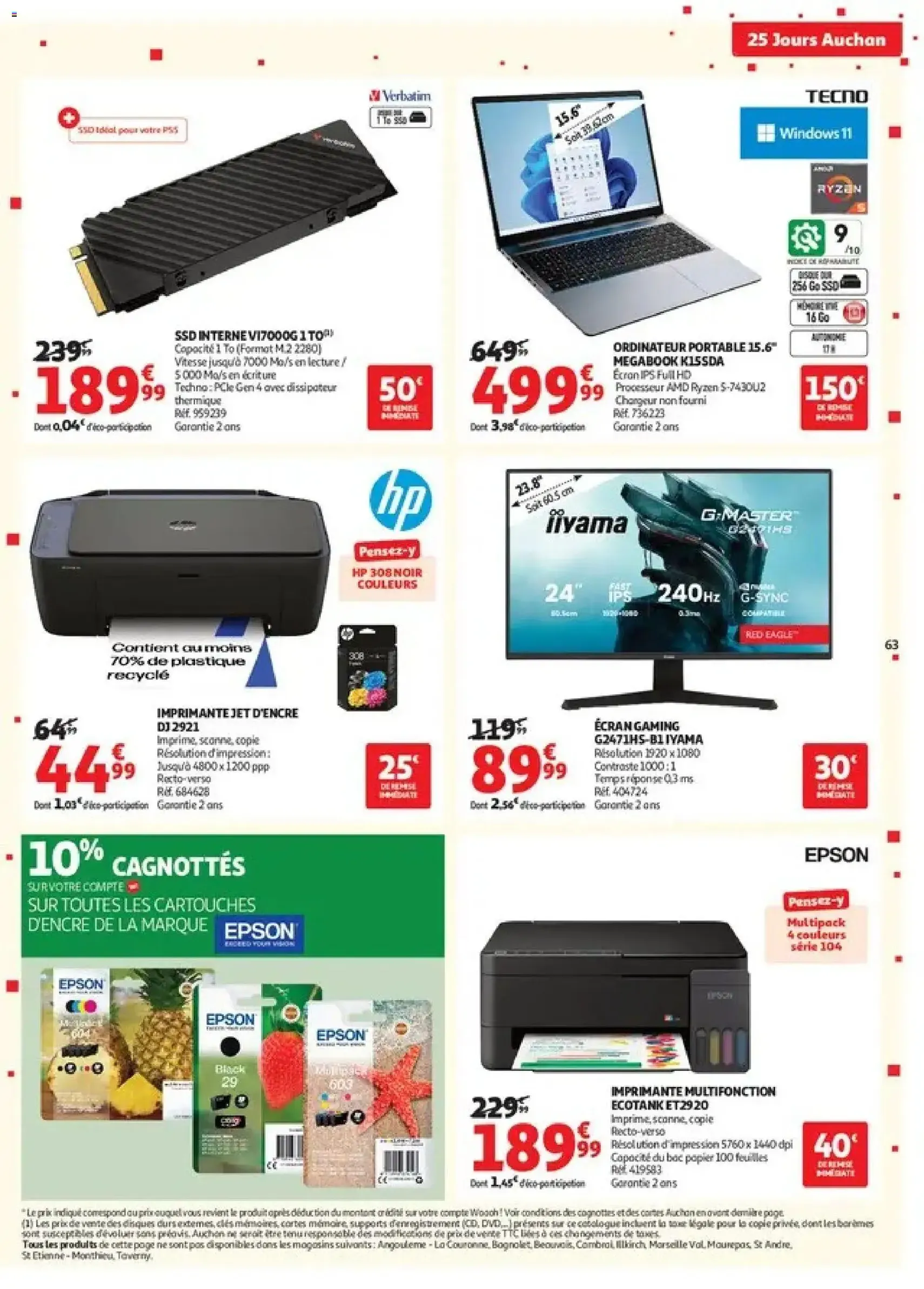 Auchan catalogue - brochure valable à partir du 27/10/2026, page 63 sur 72
