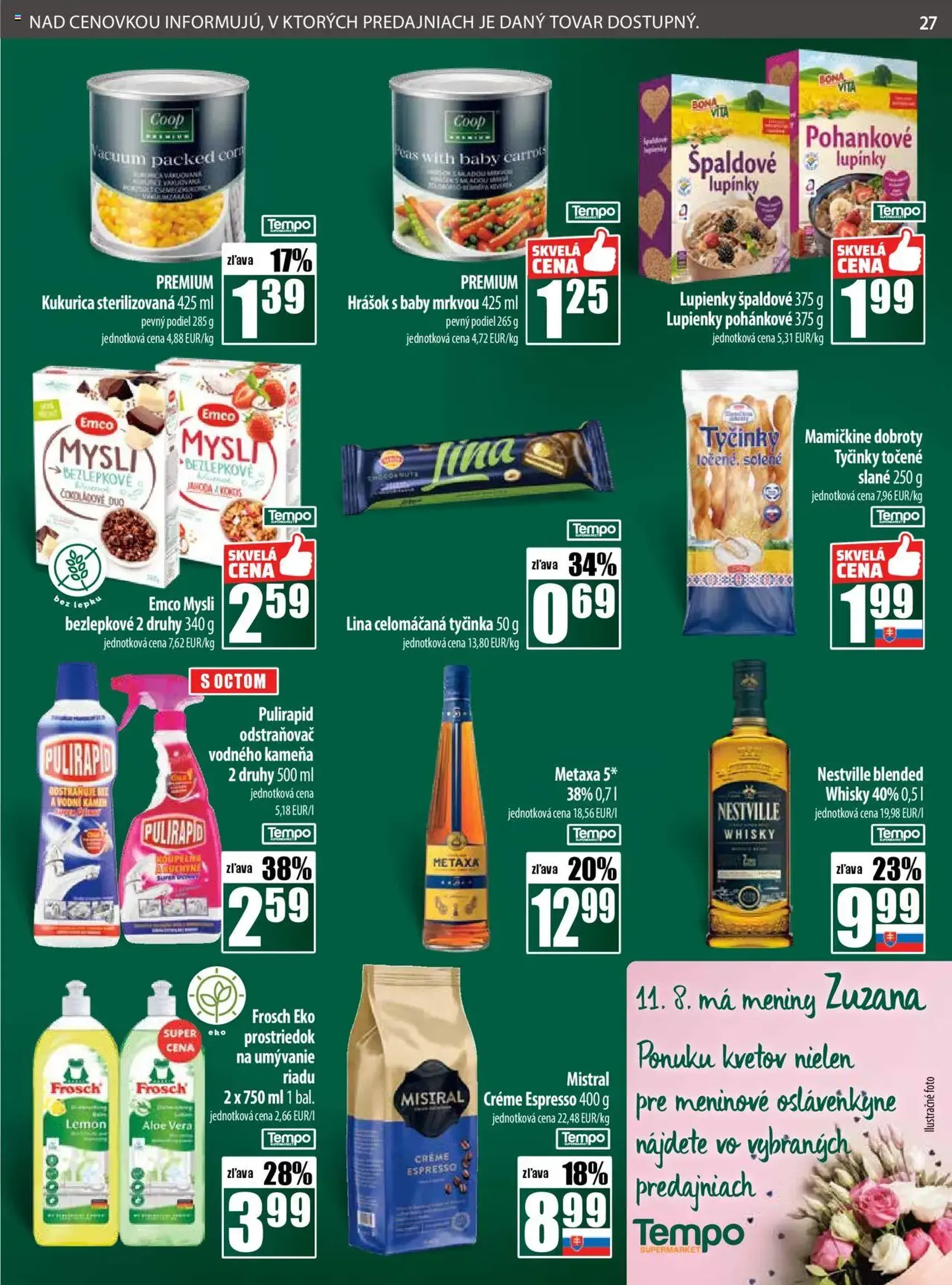 COOP Jednota leták - platný leták od 07.08.2025 strana 27 z 28 COOP Jednota leták - platný leták od 07.08.2025 strana 27 z 28