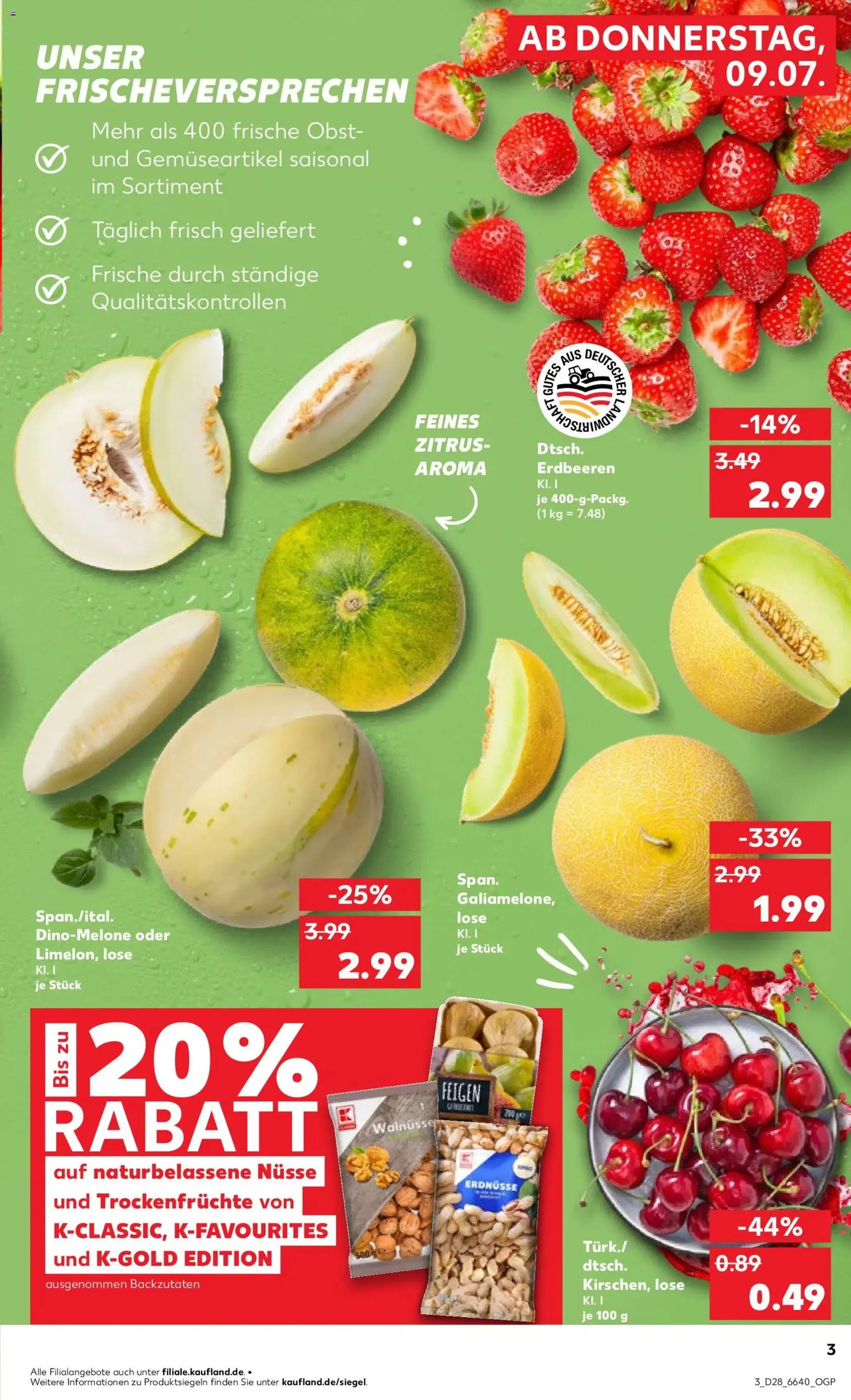 Kaufland Prospekt - Gültiger Prospekt ab 09.07.2026, Seite 3 von insgesamt 52