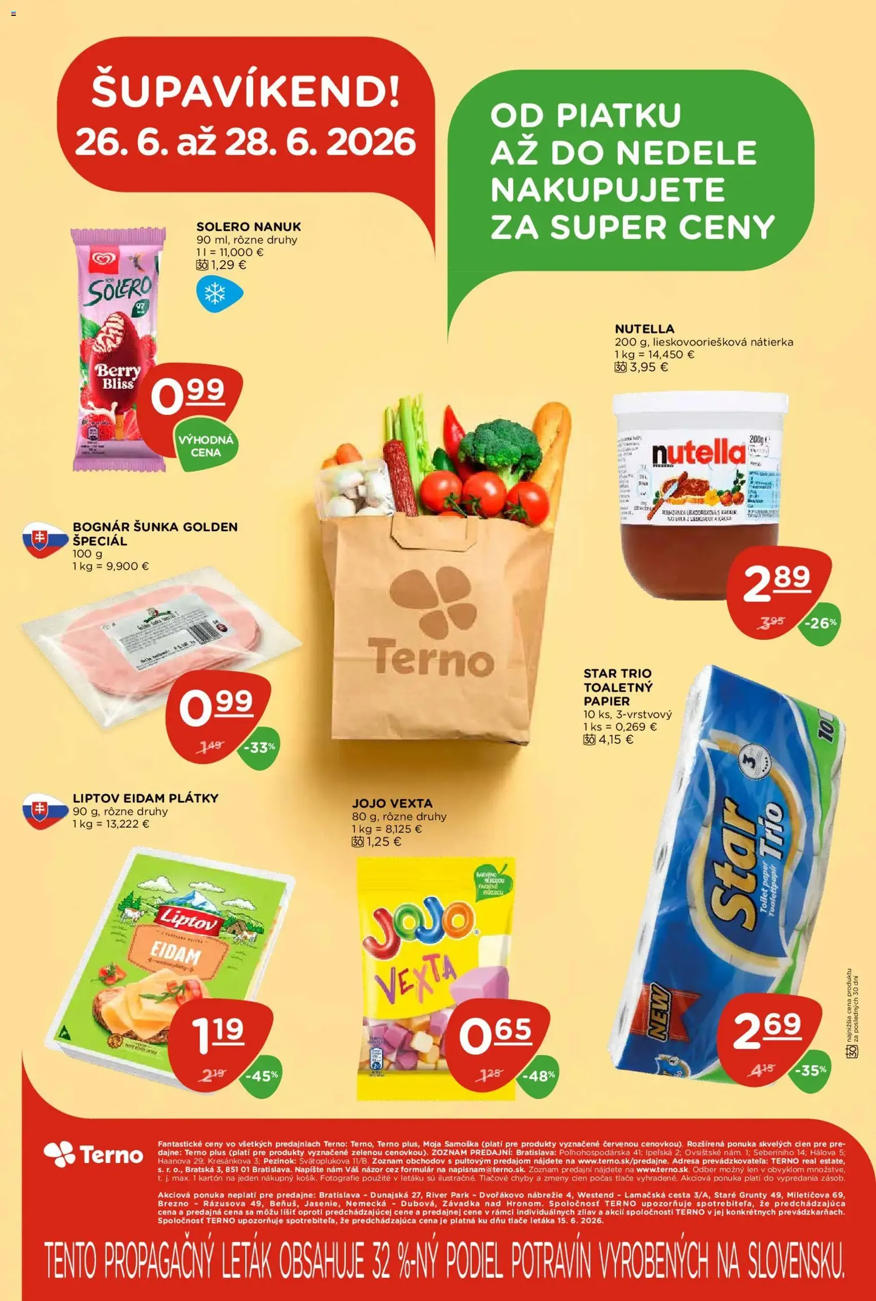 Terno leták - platný leták od 25.06.2026 strana 26 z 26