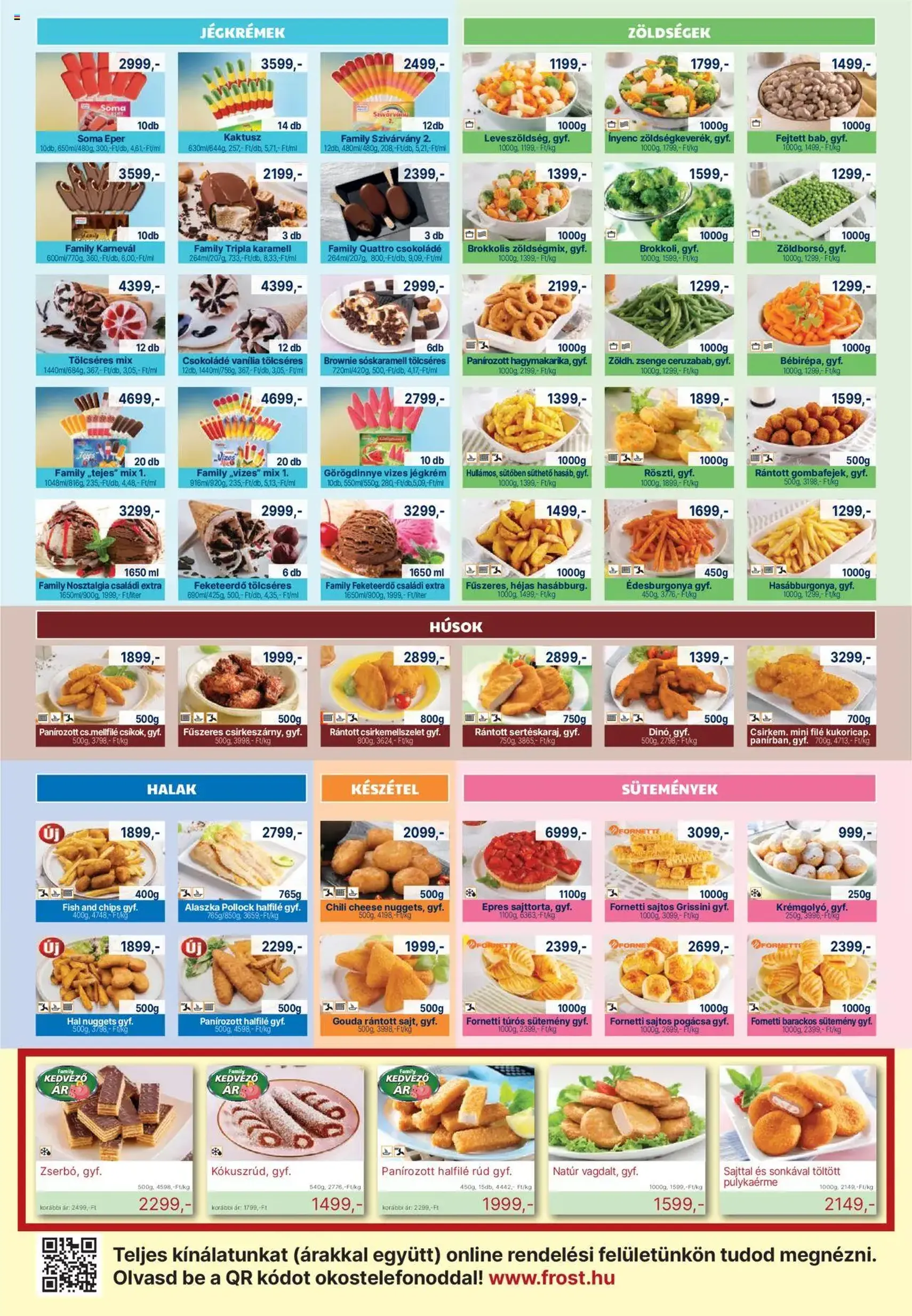 Family Frost Akciós újság - 2025.10.01. érvényes szórólap 2 oldal 2 oldalból