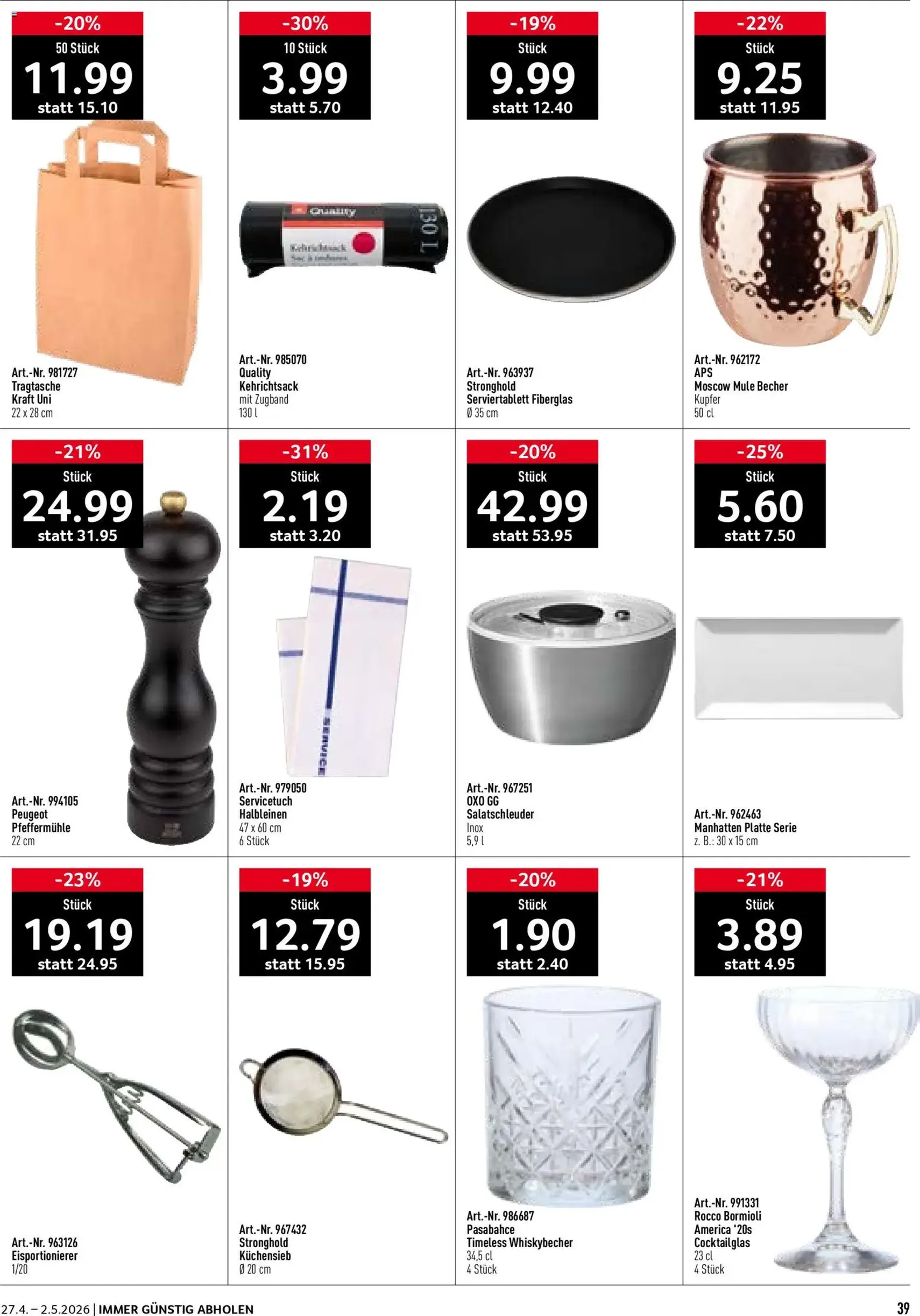 Prodega aktionen - Gültiger Prospekt ab 27.04.2026, Seite 39 von insgesamt 40