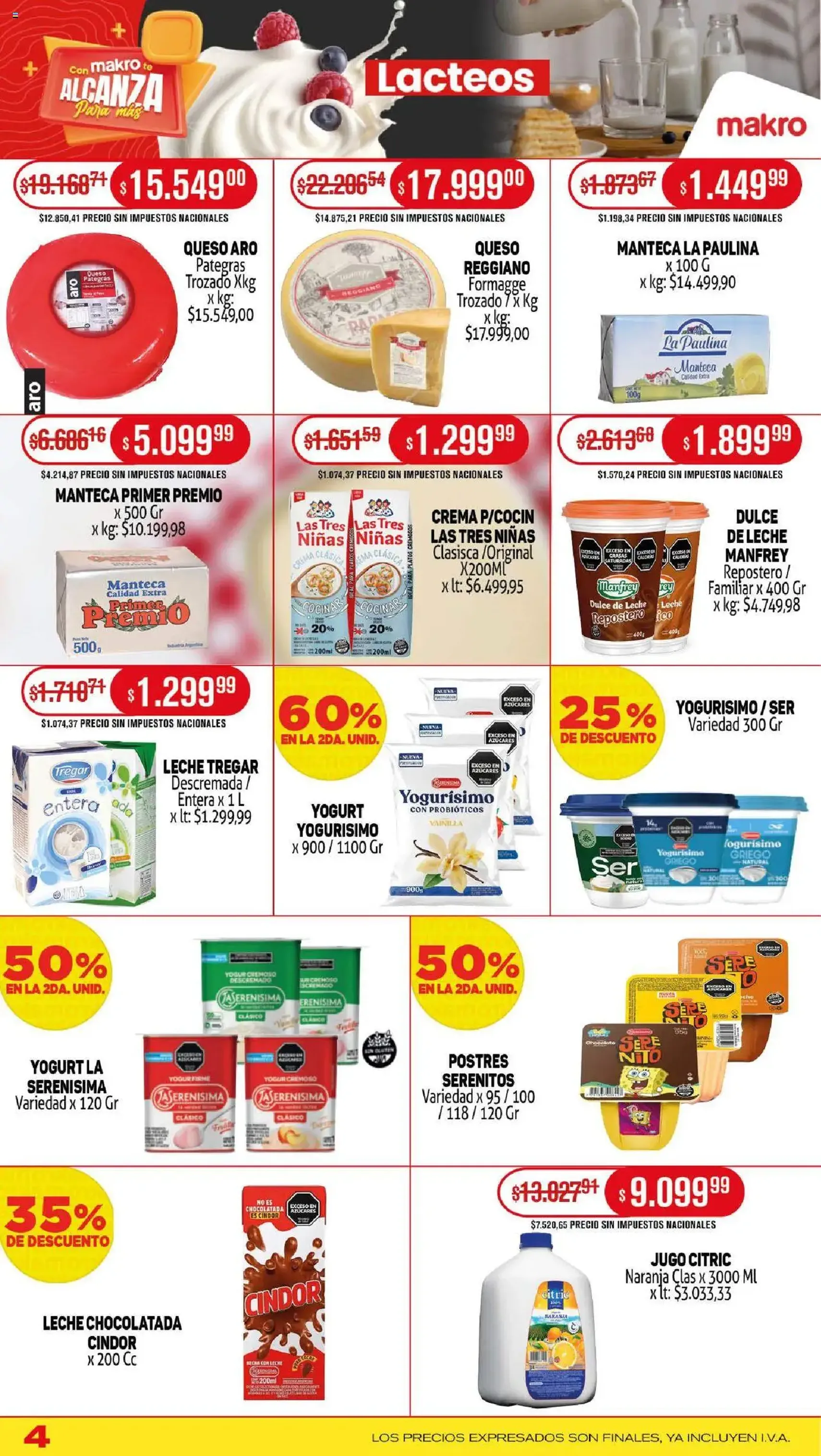 Makro ofertas - folleto válido desde 25/09/2025 página 4 de 20