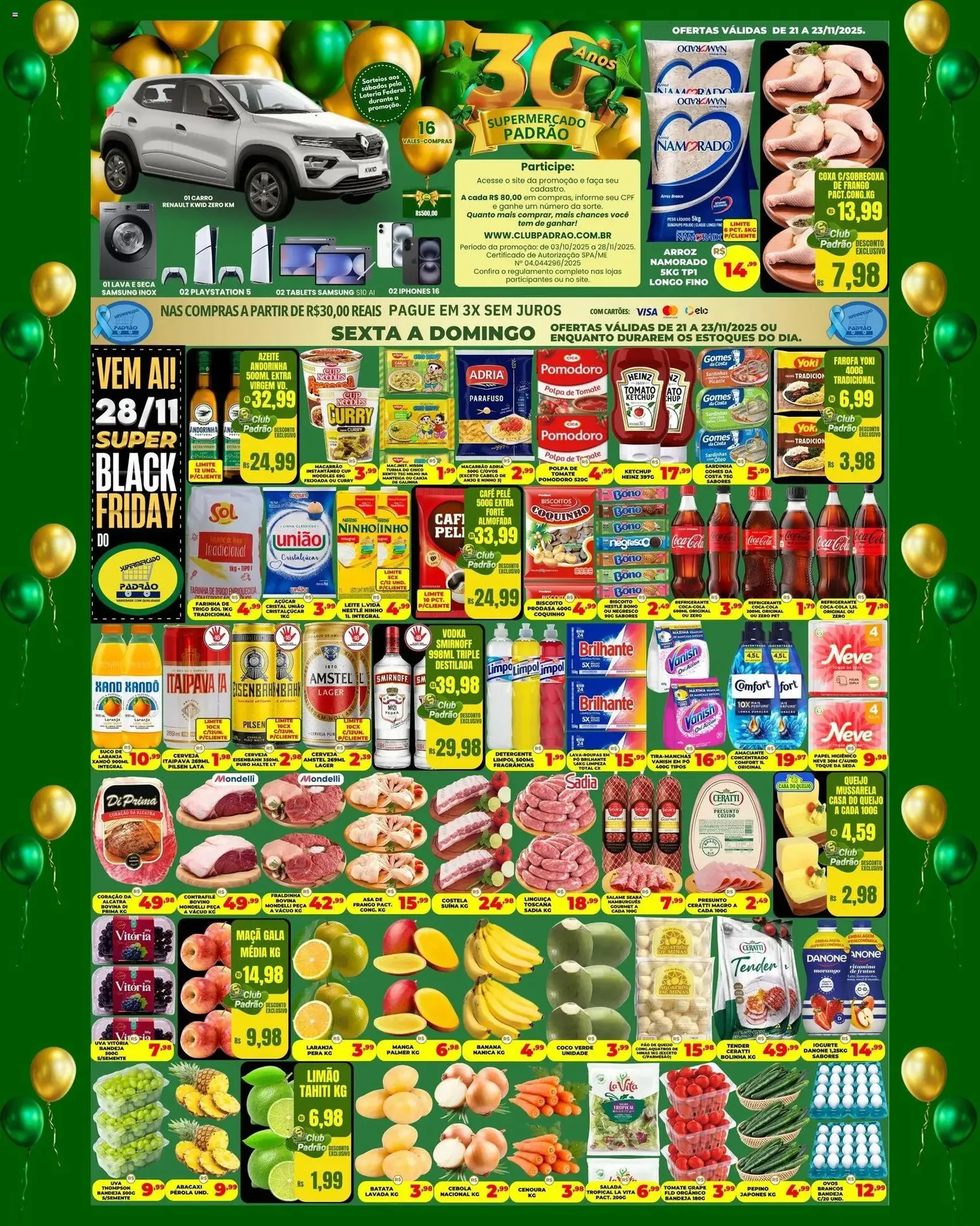 Supermercado Padrão Black Friday - folheto válido a partir de 21/11/2025 página 1 de 2