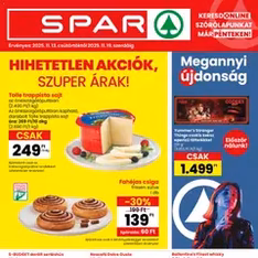Spar Black Friday - szórólap előnézete érvényes 2025.11.13. -tól