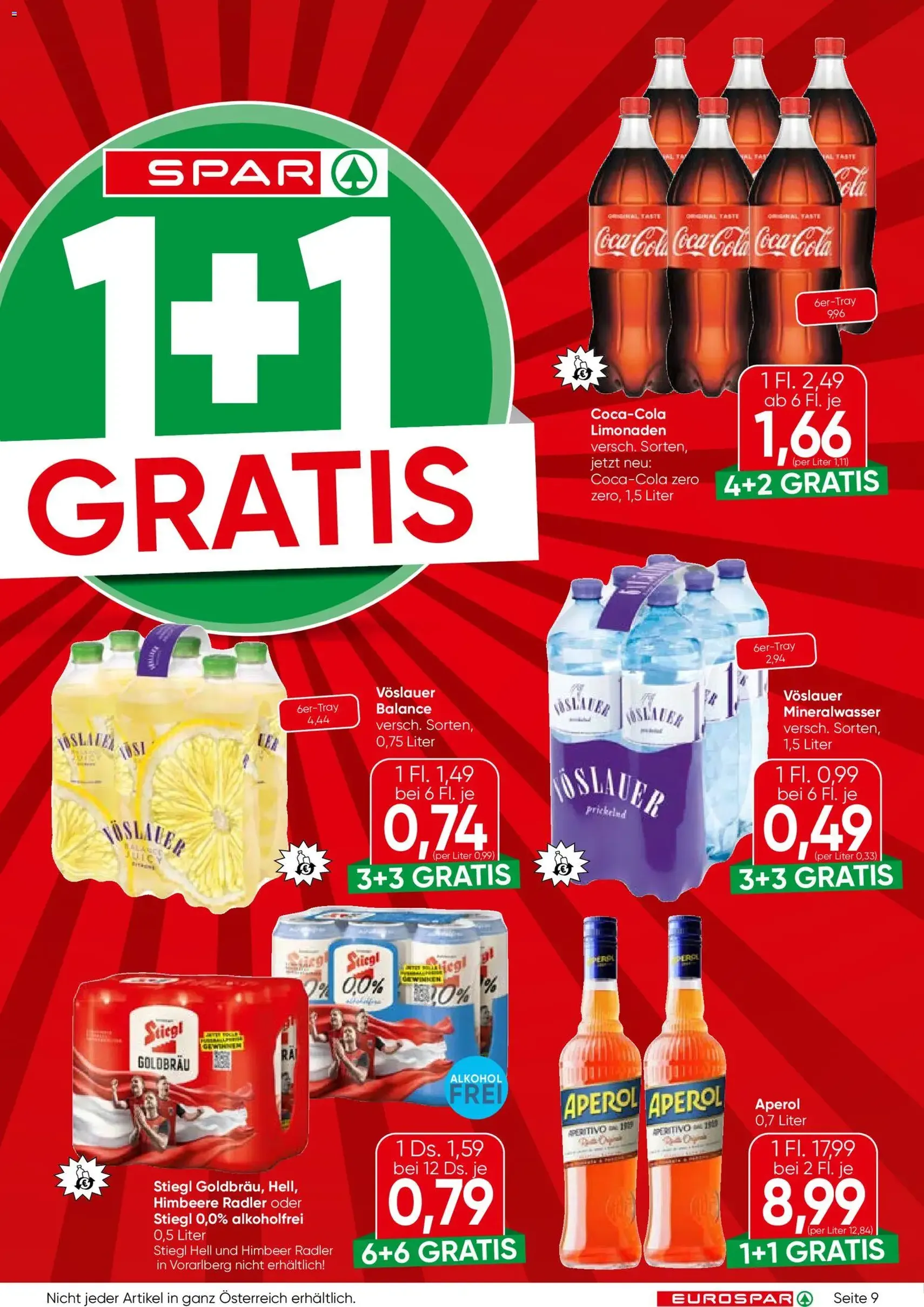 Eurospar Flugblatt - Gültiger Prospekt ab 18.06.2026, Seite 9 von insgesamt 16