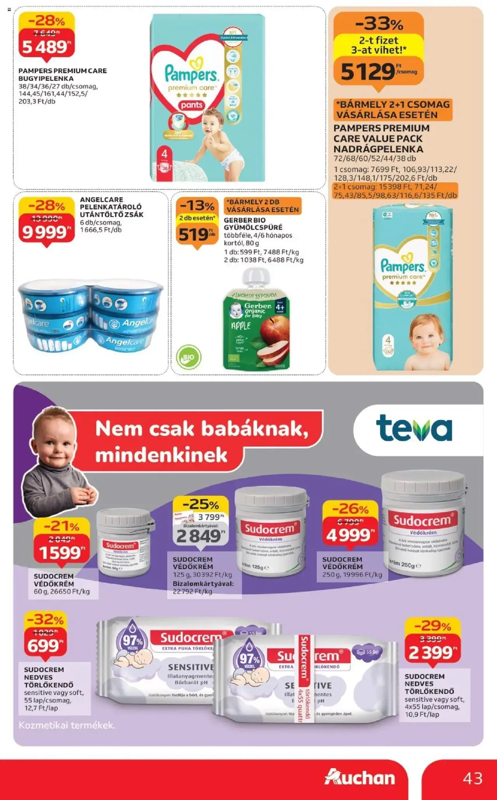 Auchan Akciós újság - 2025.09.04. érvényes szórólap 43 oldal 52 oldalból Auchan Akciós újság - 2025.09.04. érvényes szórólap 43 oldal 52 oldalból