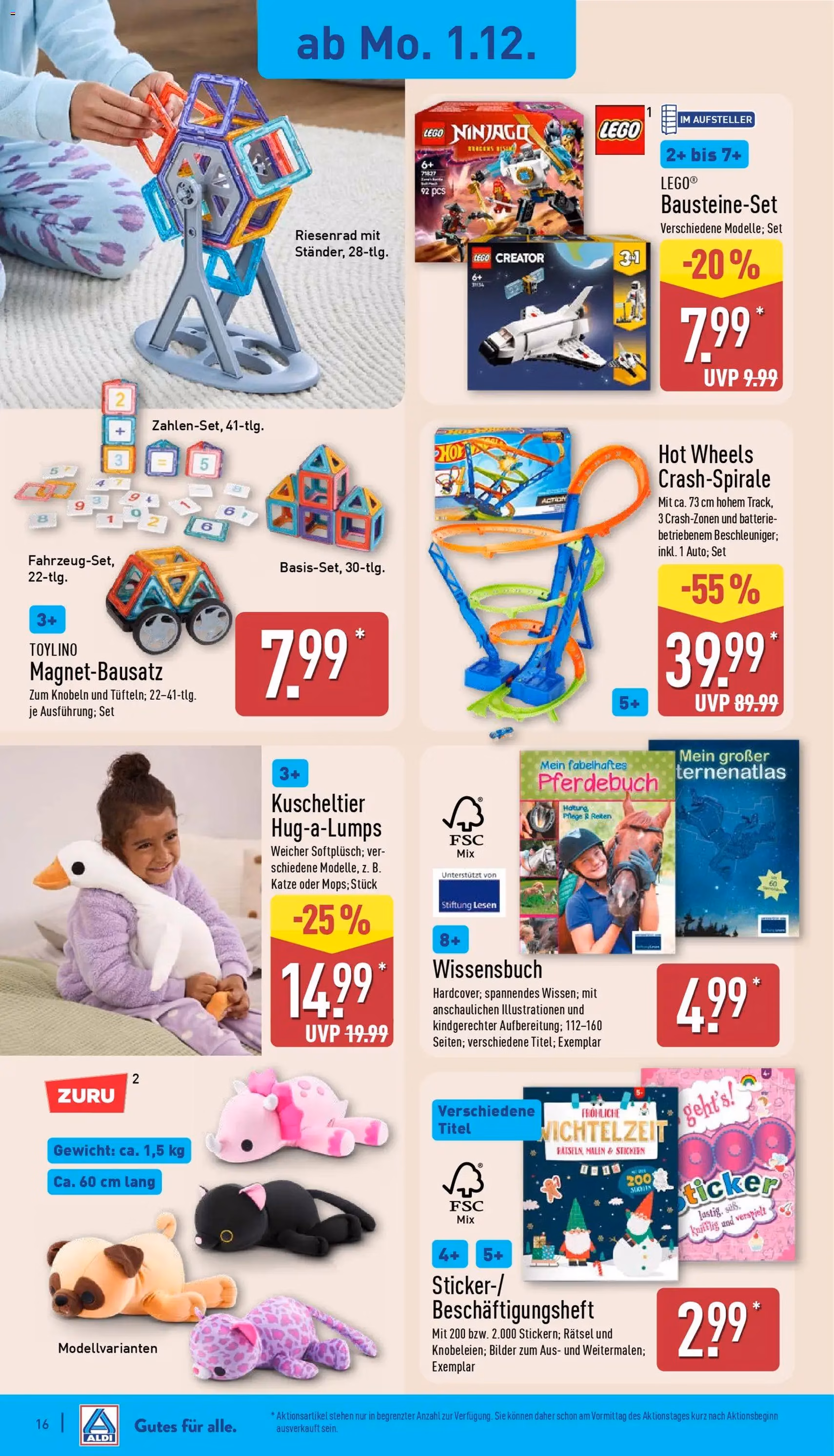 Aldi Prospekt - Gültiger Prospekt ab 01.12.2025, Seite 16 von insgesamt 45