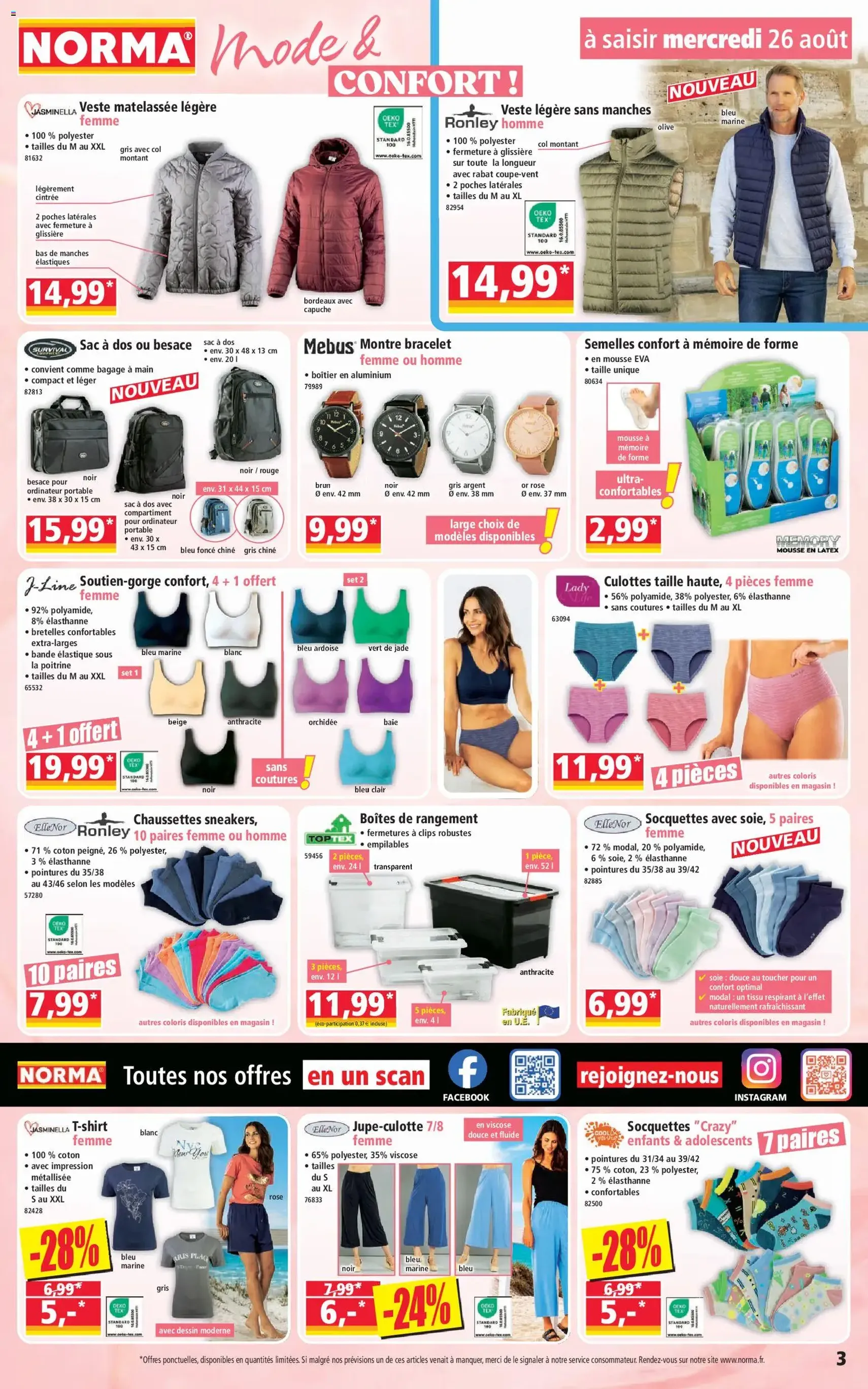 Norma catalogue - brochure valable à partir du 26/08/2026, page 3 sur 12