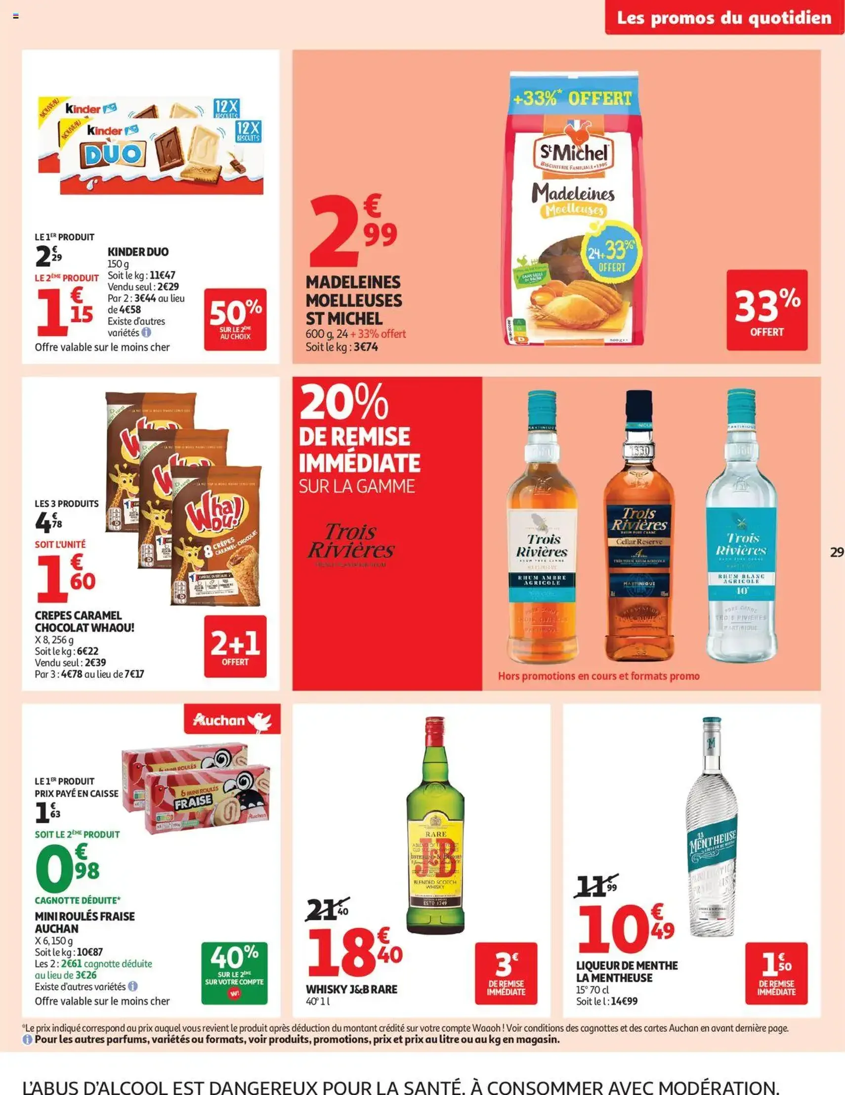 Auchan prospectus - brochure valable à partir du 29/07/2025, page 29 sur 49 Auchan prospectus - brochure valable à partir du 29/07/2025, page 29 sur 49