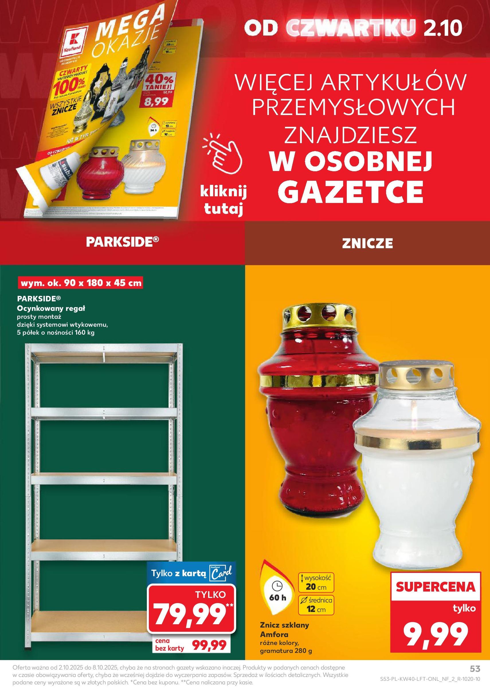 Kaufland gazetka - ważny gazetka od 02.10.2025 strona 53 z 55