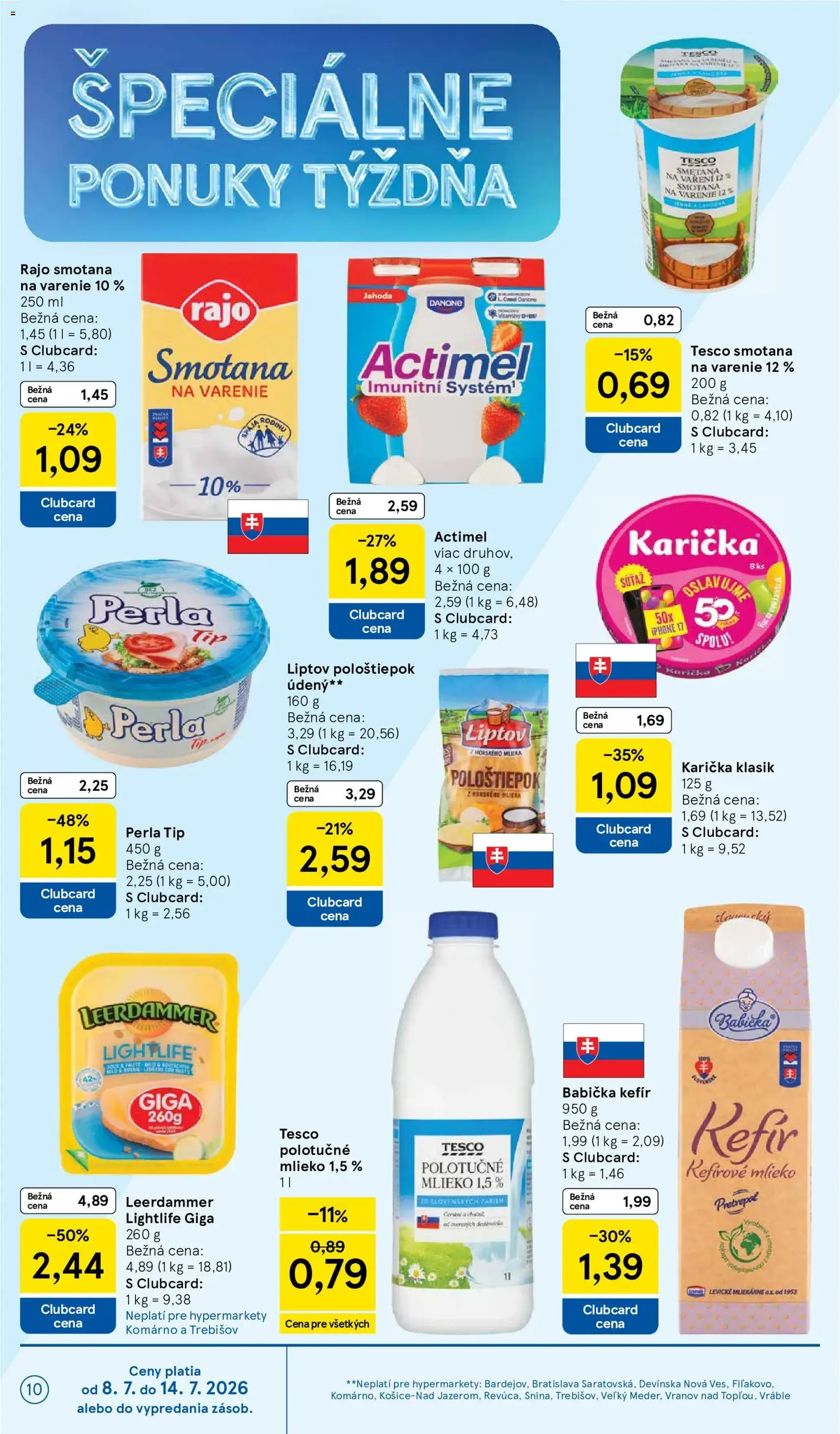 Tesco Hypermarket - leták - platný leták od 08.07.2026 strana 10 z 48