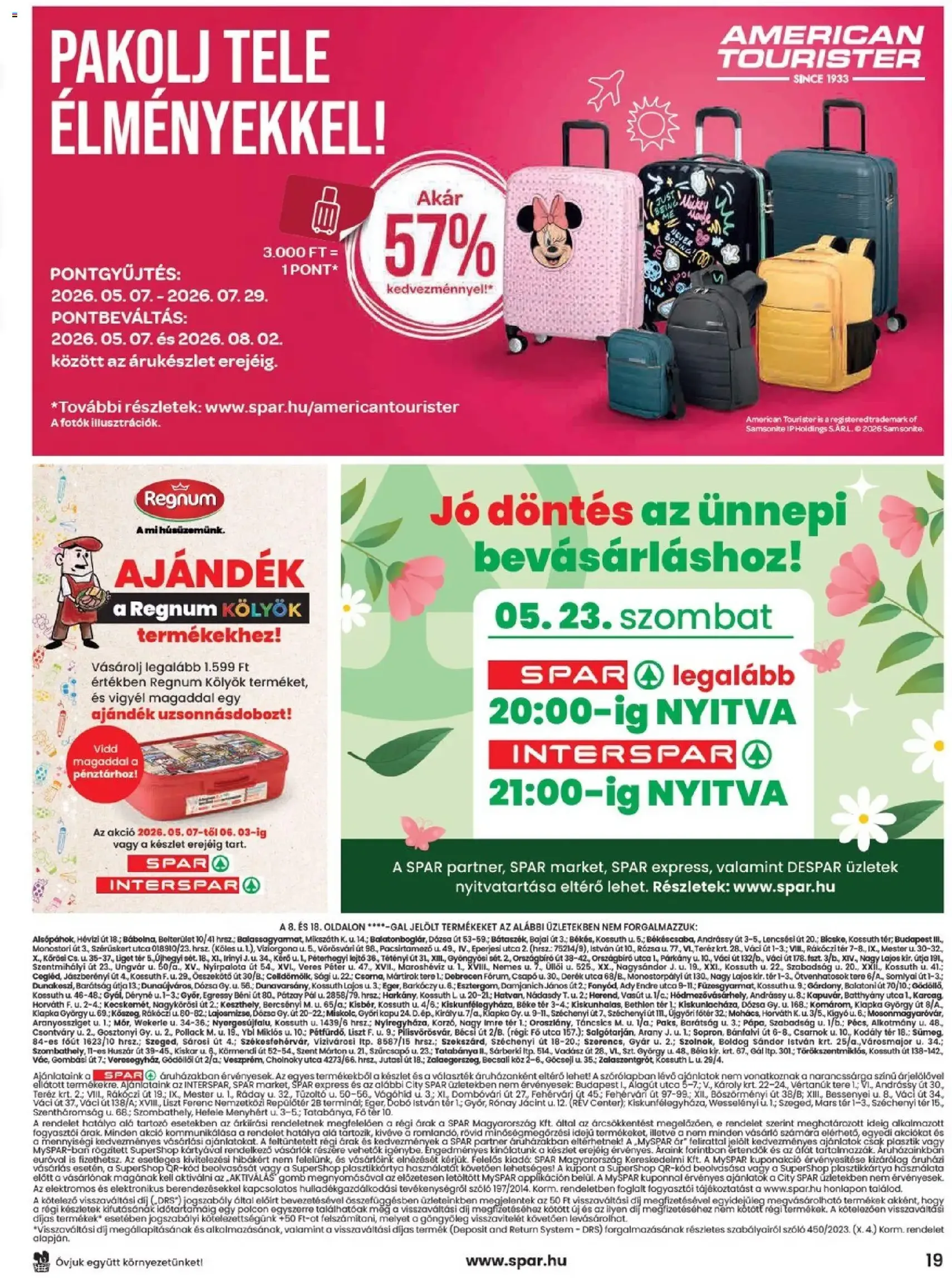 Spar akciós újság - 2026.05.14. érvényes szórólap 19 oldal 20 oldalból
