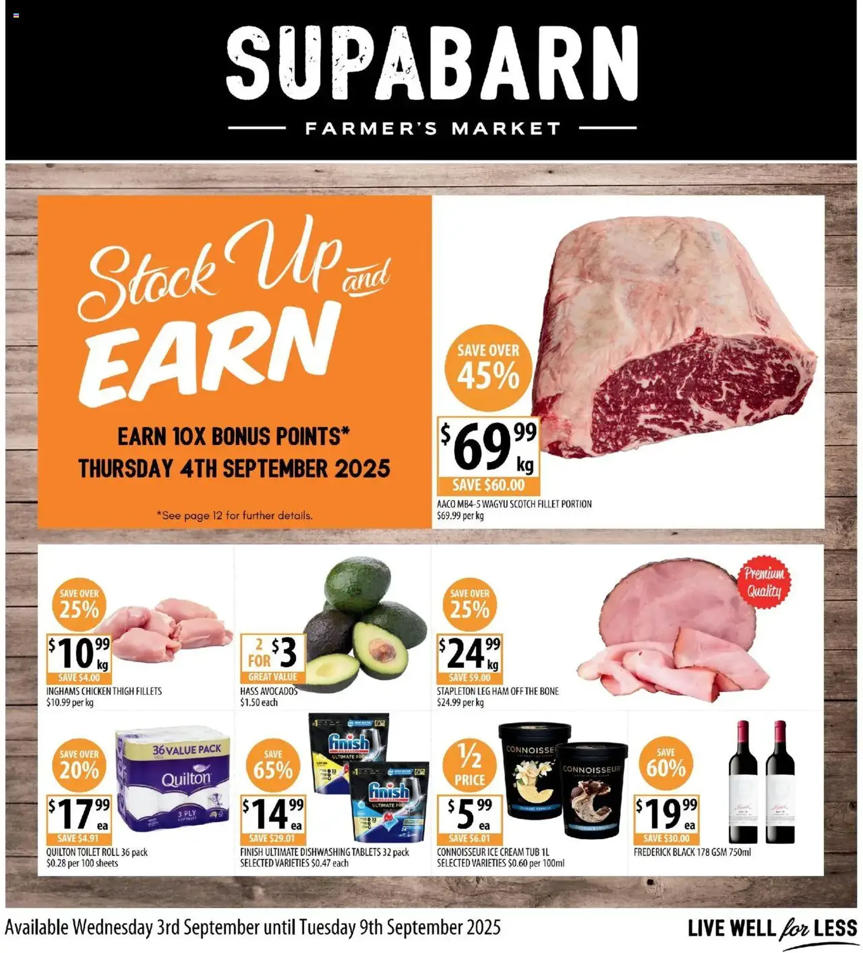 Supabarn Catalogue - valid flyer from 03/09/2025, page 1 of 12 Supabarn Catalogue - valid flyer from 03/09/2025, page 1 of 12