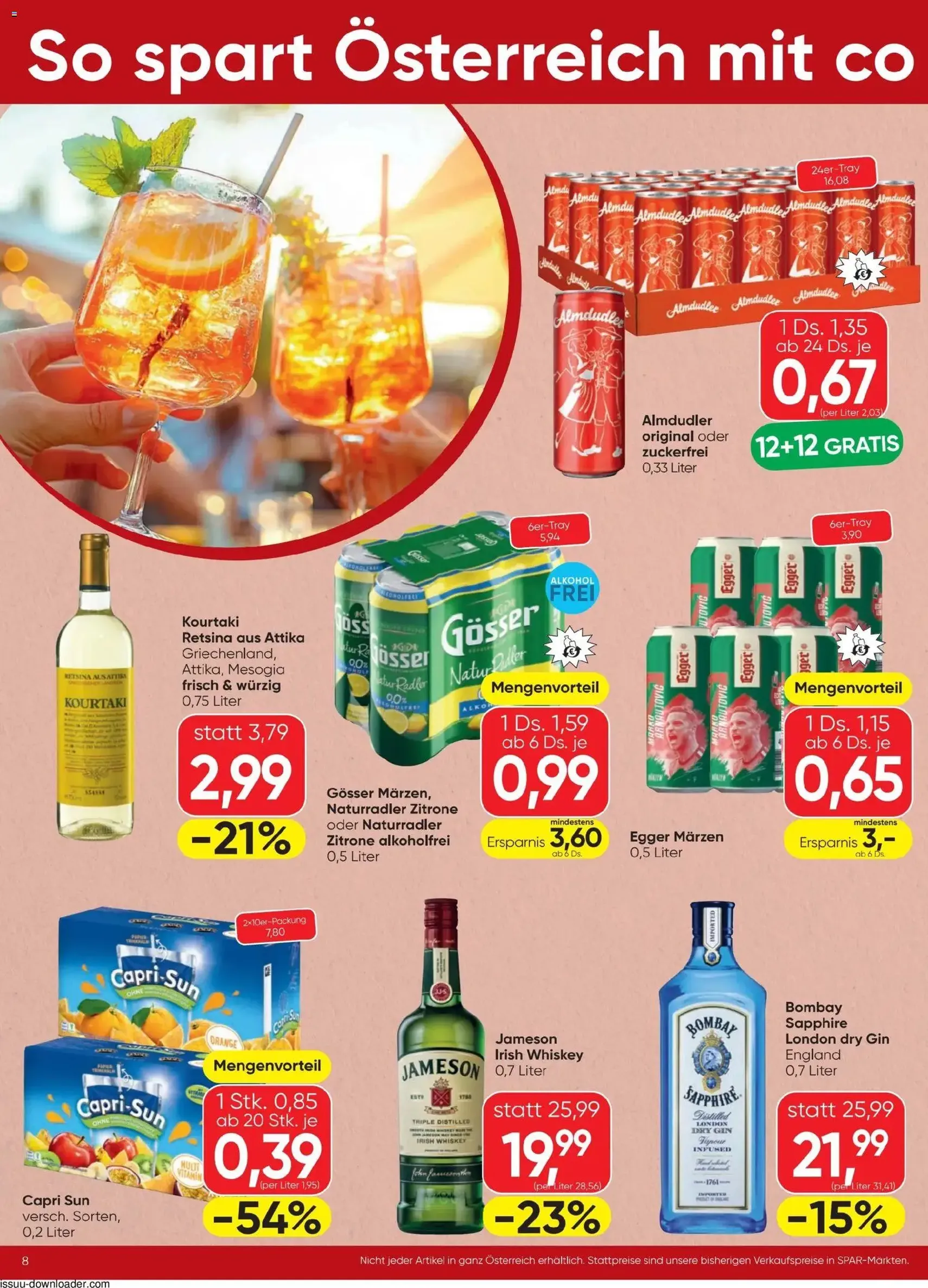 Spar - Flugblatt - Gültiger Prospekt ab 28.05.2026, Seite 8 von insgesamt 12
