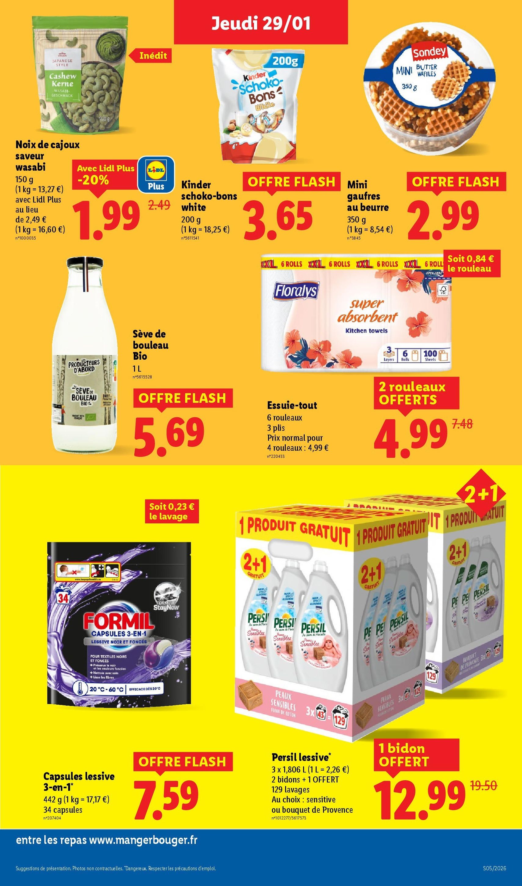 LIDL catalogue semaine 5 - brochure valable à partir du 29/01/2026, page 19 sur 75