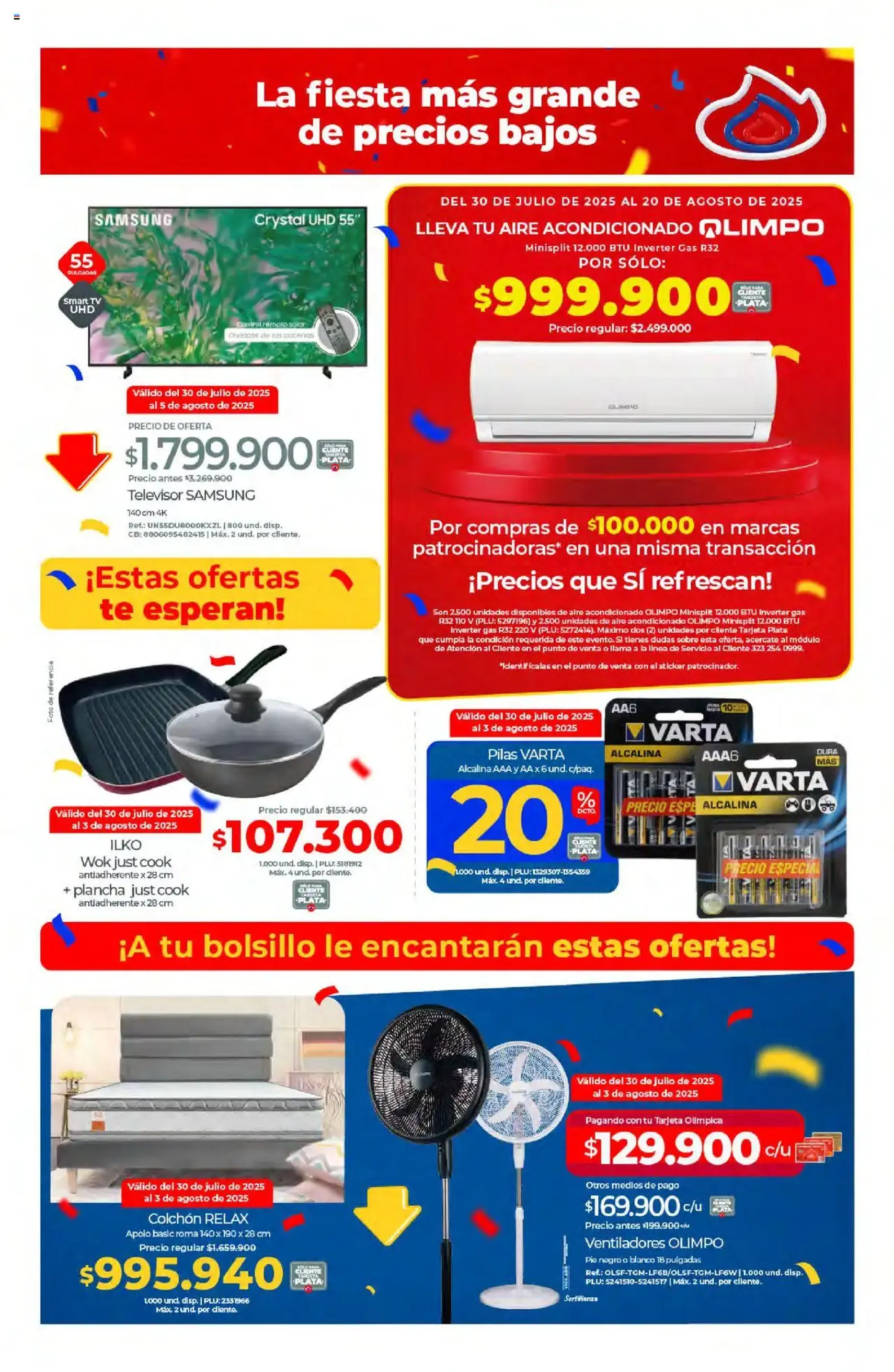 Olímpica - Catálogo - folleto válido desde 30/07/2025 página 7 de 8 Olímpica - Catálogo - folleto válido desde 30/07/2025 página 7 de 8