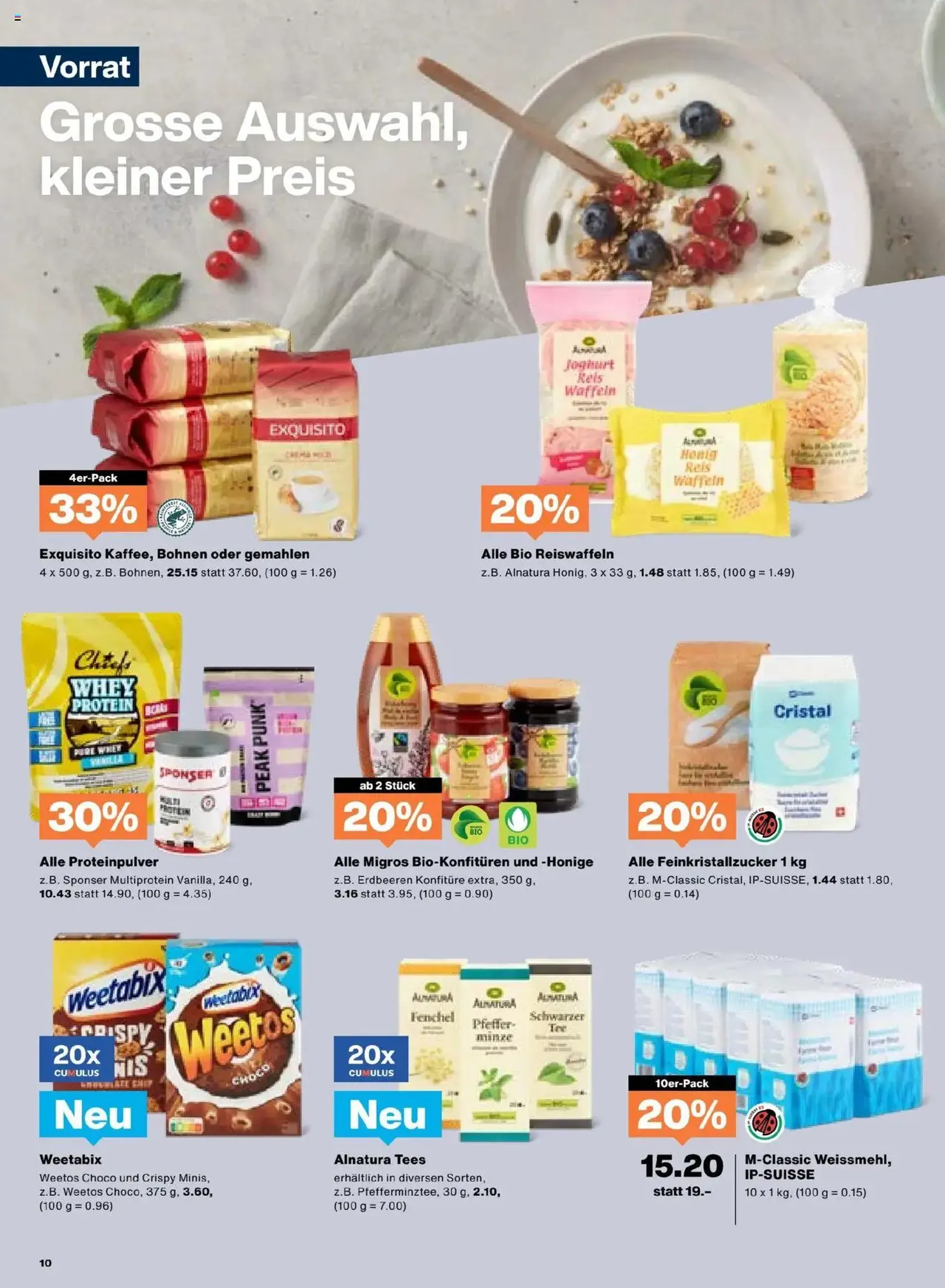Migros Aktionen - Gültiger Prospekt ab 09.09.2025, Seite 10 von insgesamt 20 Migros Aktionen - Gültiger Prospekt ab 09.09.2025, Seite 10 von insgesamt 20