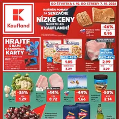 Kaufland leták - náhľad letáku platný od 01.10.2026