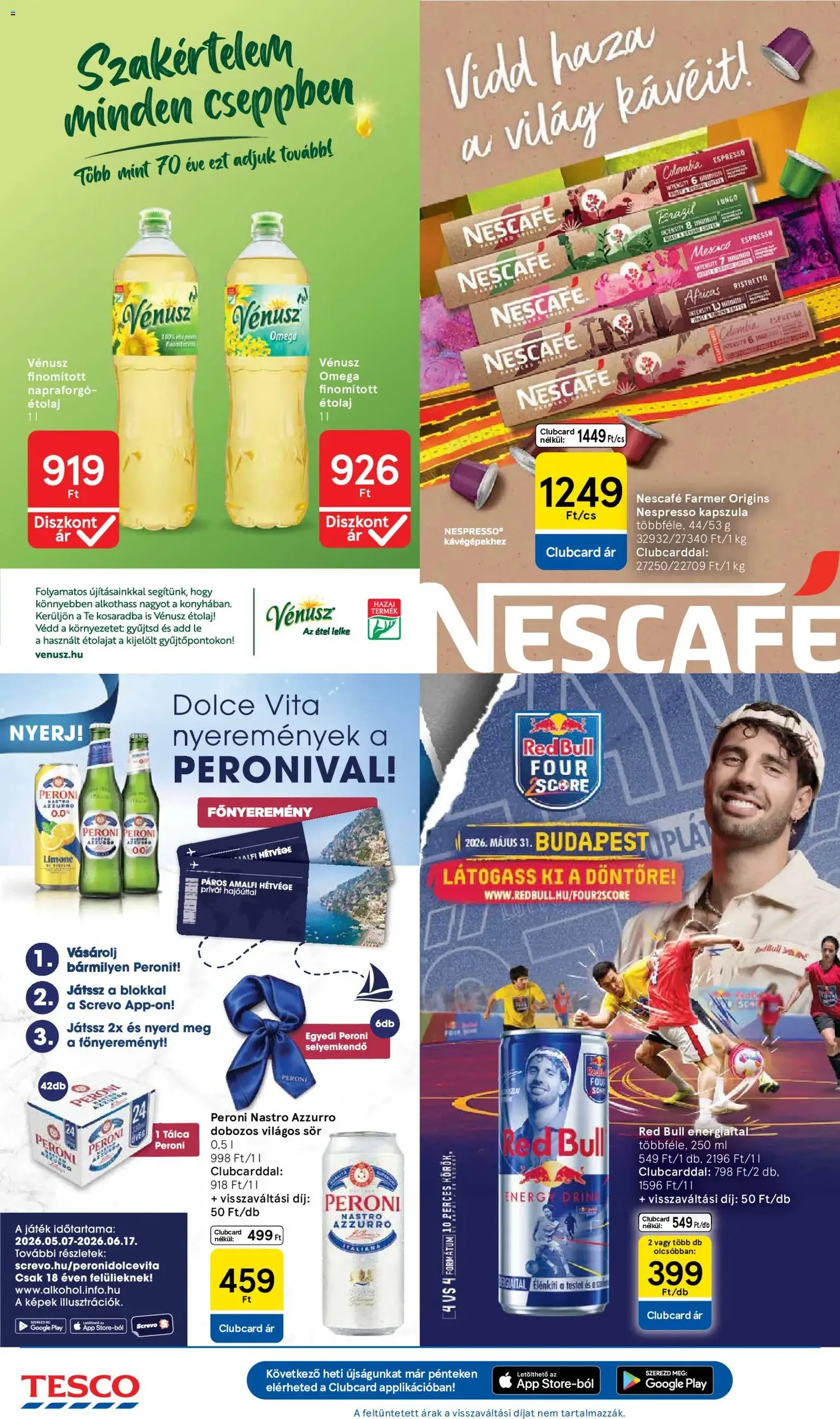 Tesco aktuális akciós újság - 2026.05.21. érvényes szórólap 26 oldal 34 oldalból