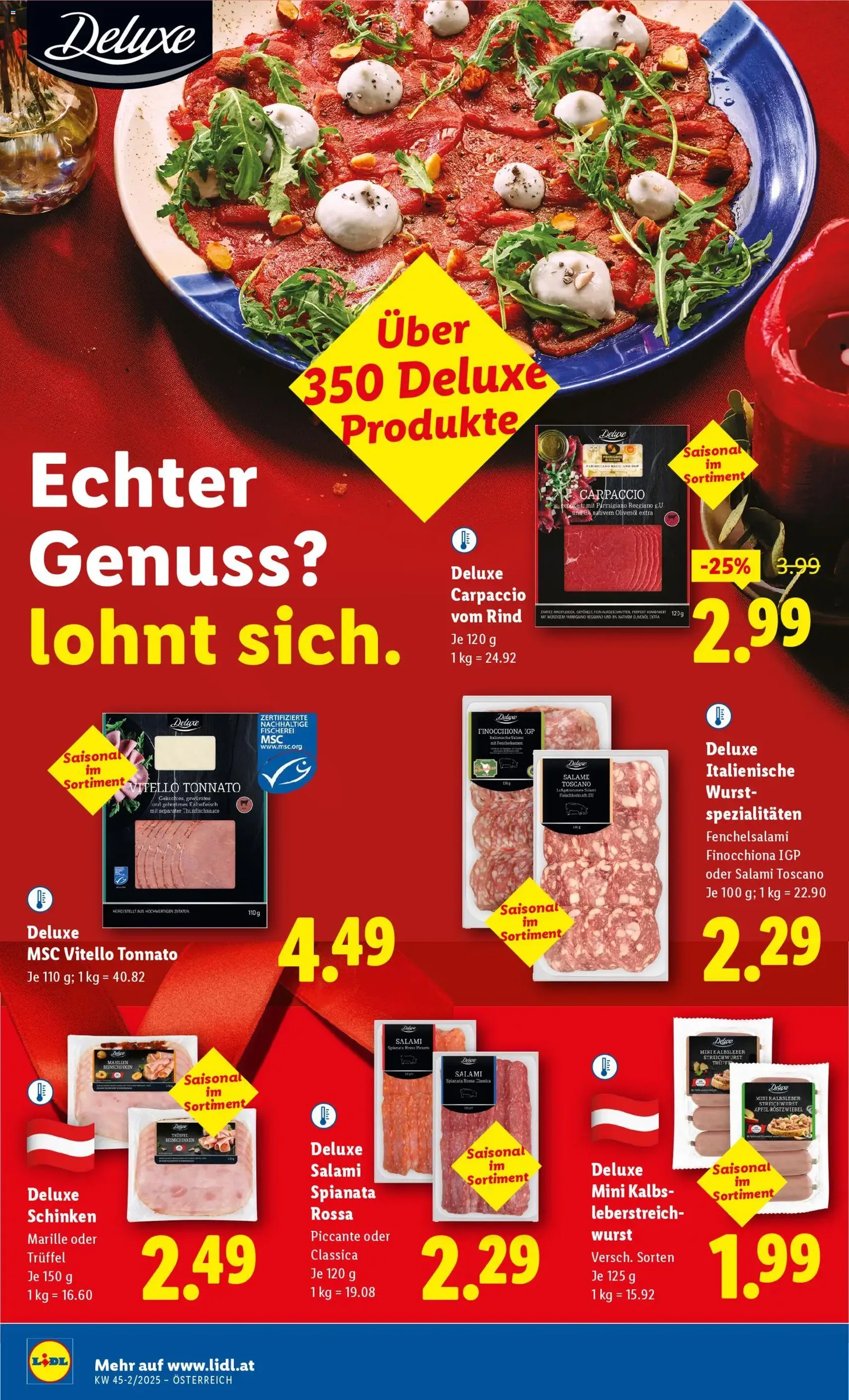 Lidl Flugblatt - Gültiger Prospekt ab 06.11.2025, Seite 2 von insgesamt 45