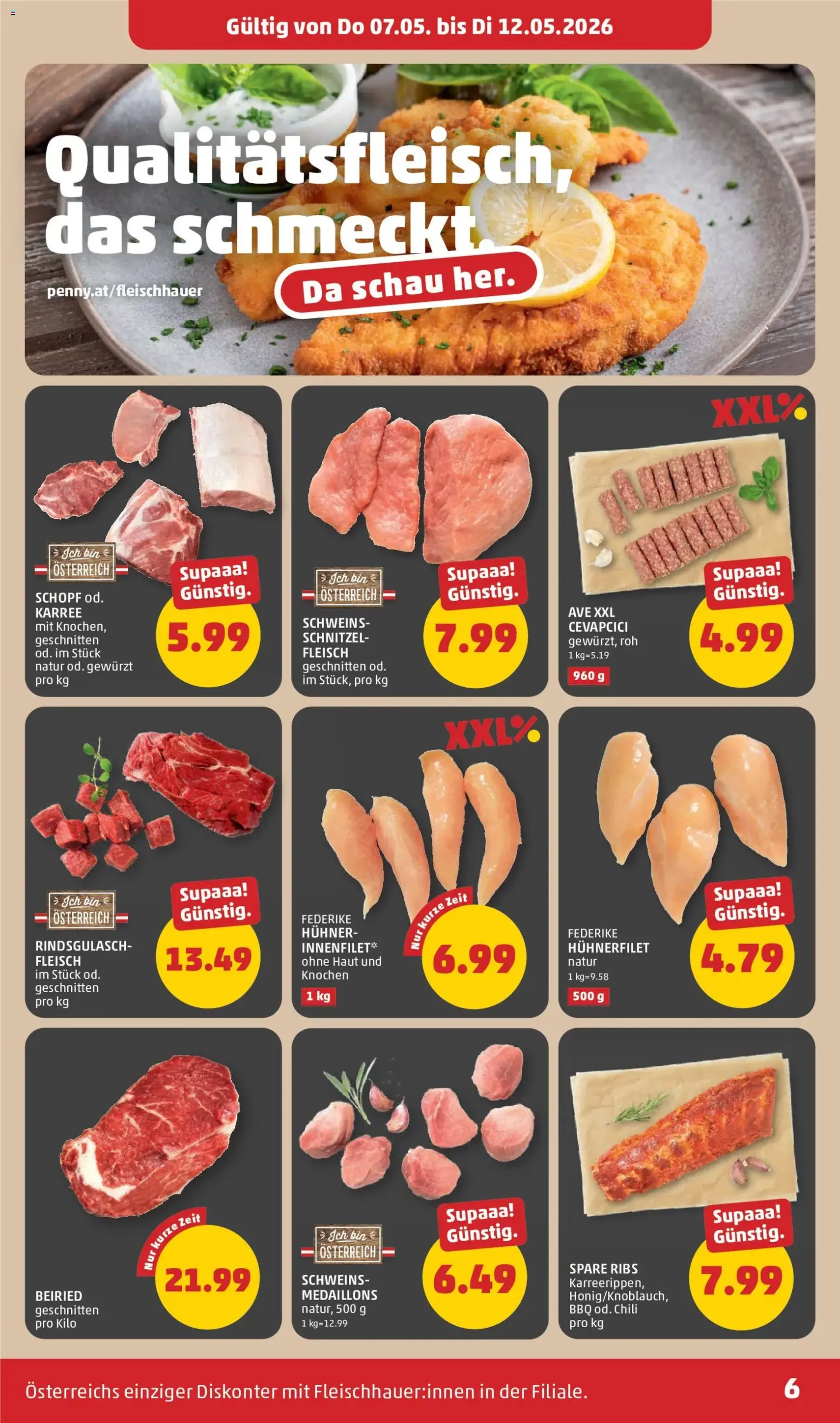 Penny Markt - Flugblatt - Gültiger Prospekt ab 07.05.2026, Seite 6 von insgesamt 28