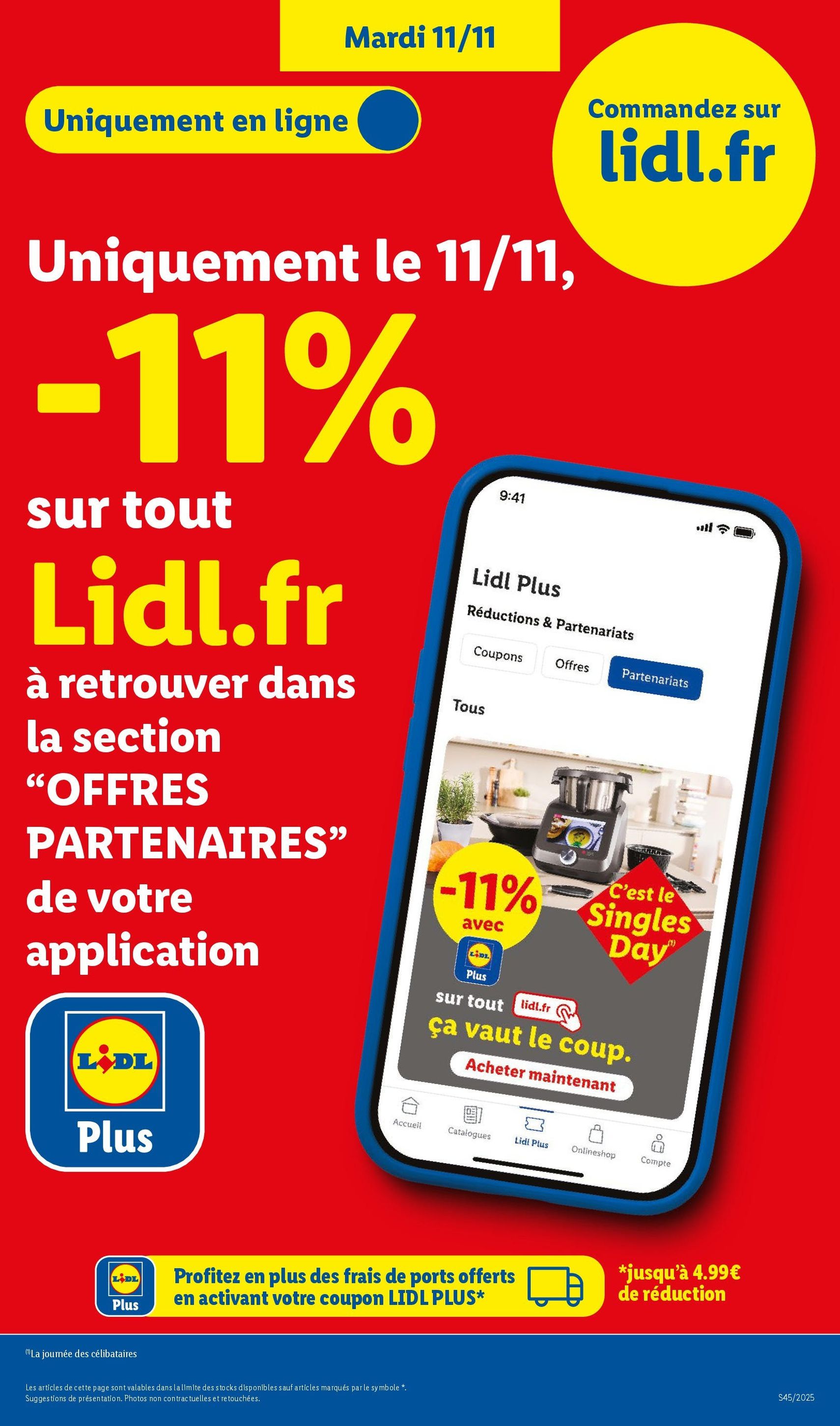 LIDL catalogue semaine 45 - brochure valable à partir du 06/11/2025, page 93 sur 95