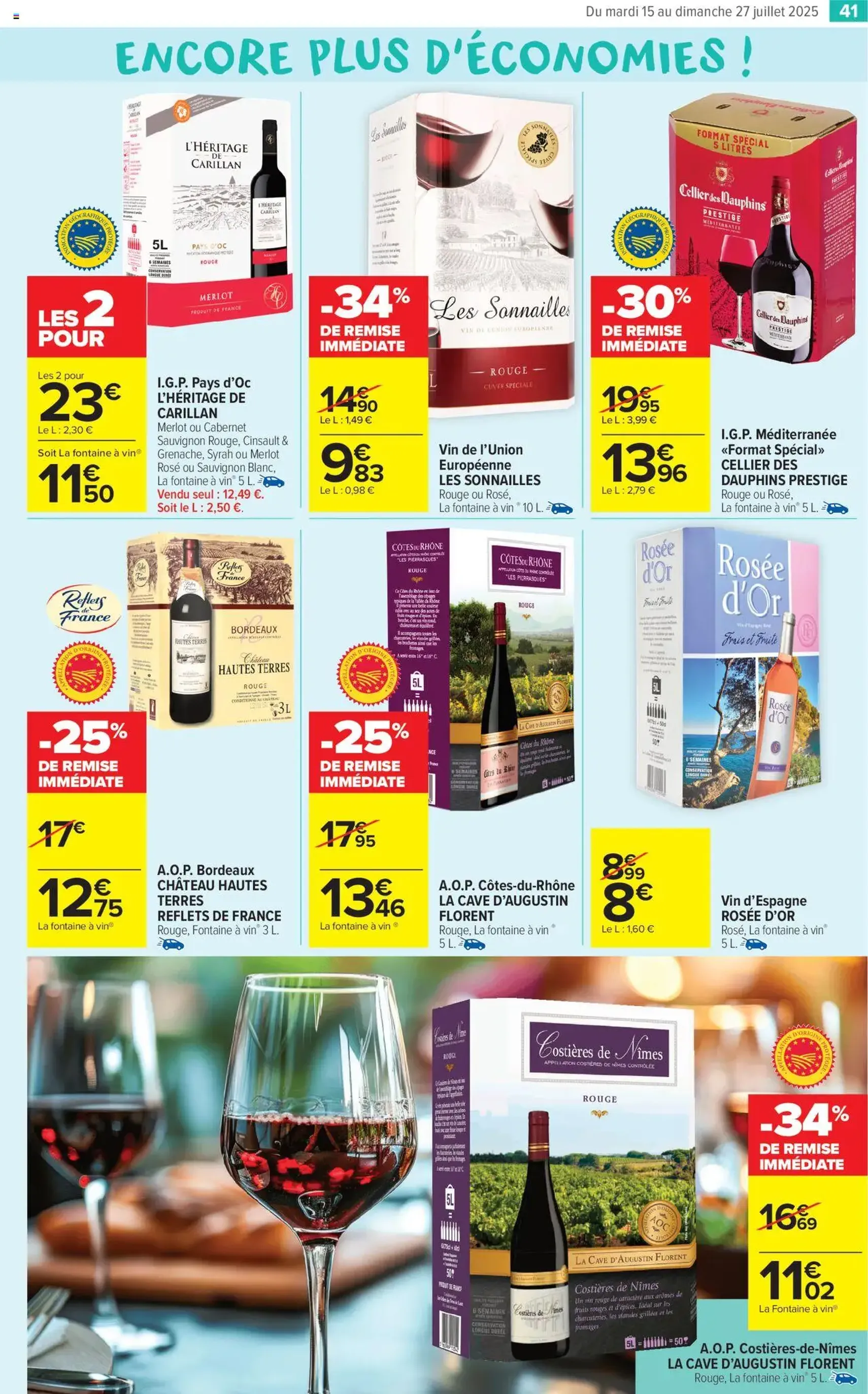 Carrefour Market catalogue semaine 29 - brochure valable à partir du 15/07/2025, page 43 sur 54 Carrefour Market catalogue semaine 29 - brochure valable à partir du 15/07/2025, page 43 sur 54
