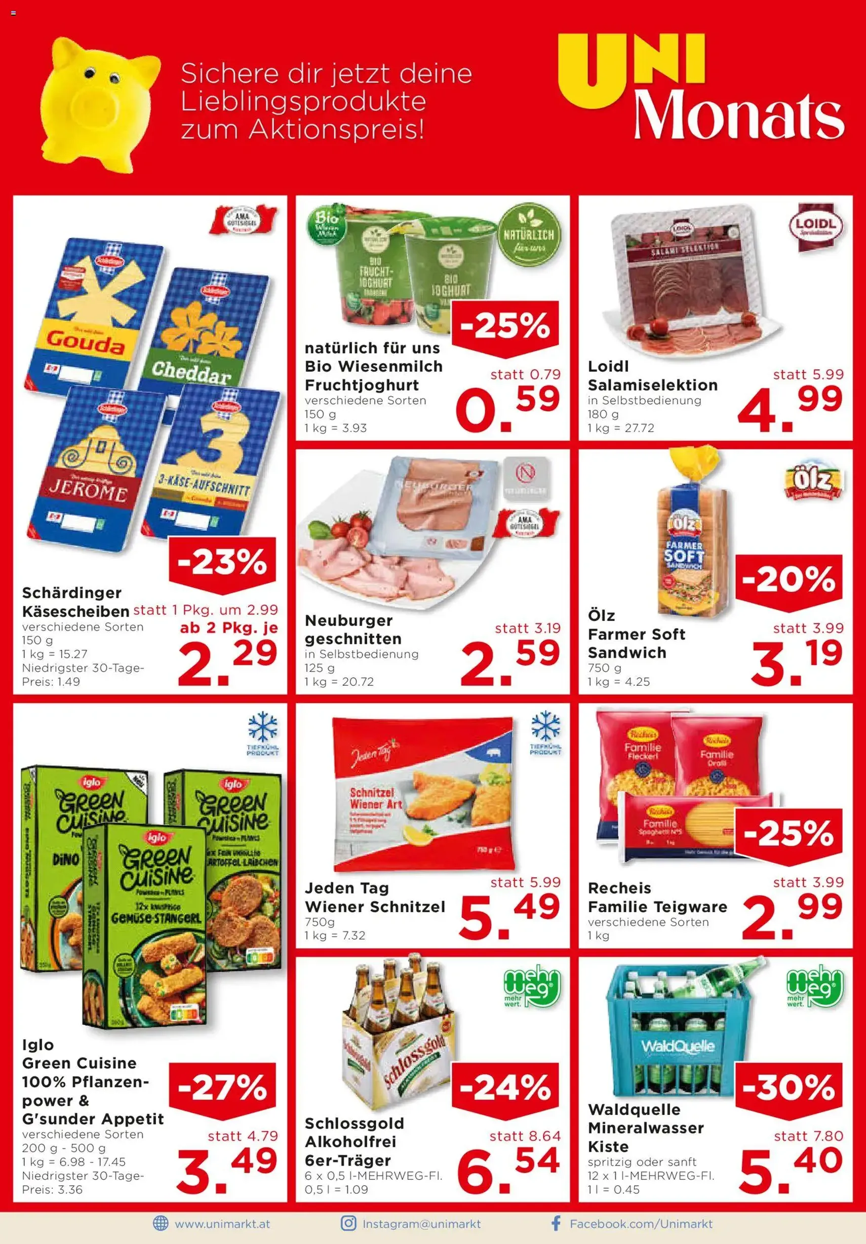 Unimarkt Flugblatt - Gültiger Prospekt ab 30.12.2025, Seite 6 von insgesamt 12