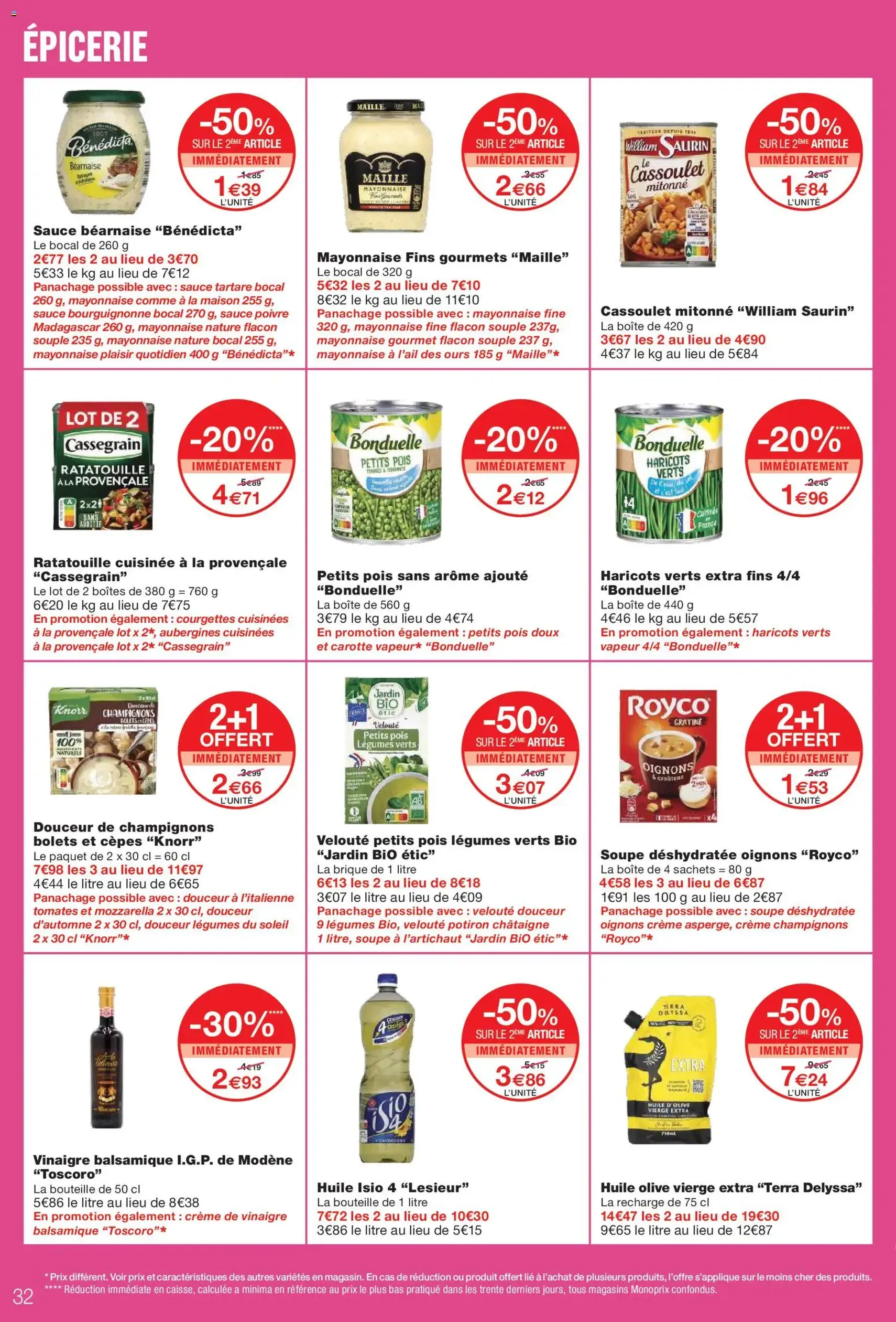 Monoprix catalogue - brochure valable à partir du 20/01/2026, page 32 sur 52
